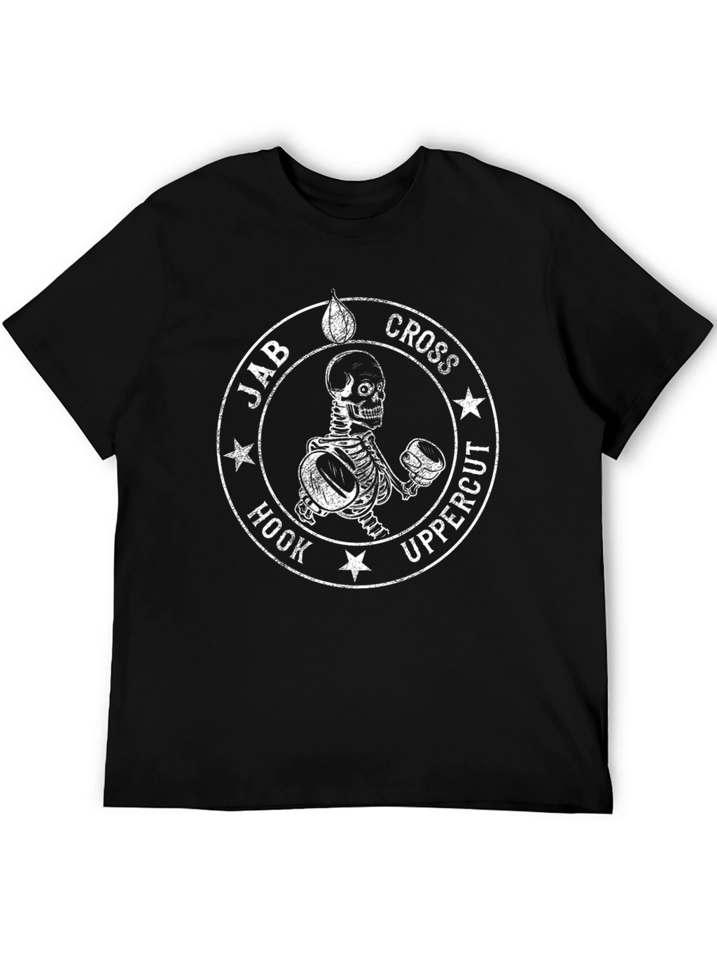 Boxing Skeleton Graphic Tee - Jab Cross Hook Uppercut!