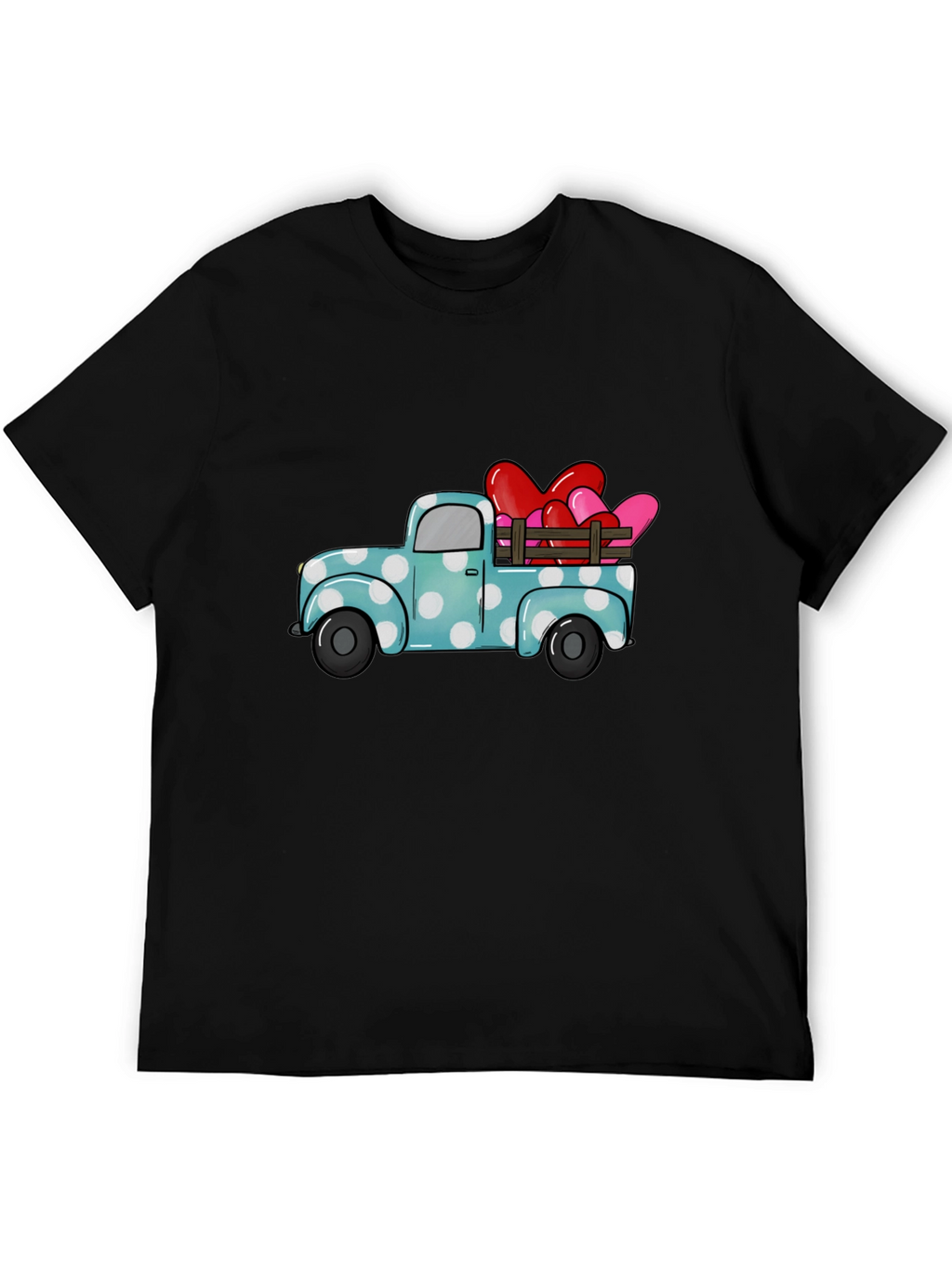 Heart Truck Graphic Tee - Valentines Day T-Shirt