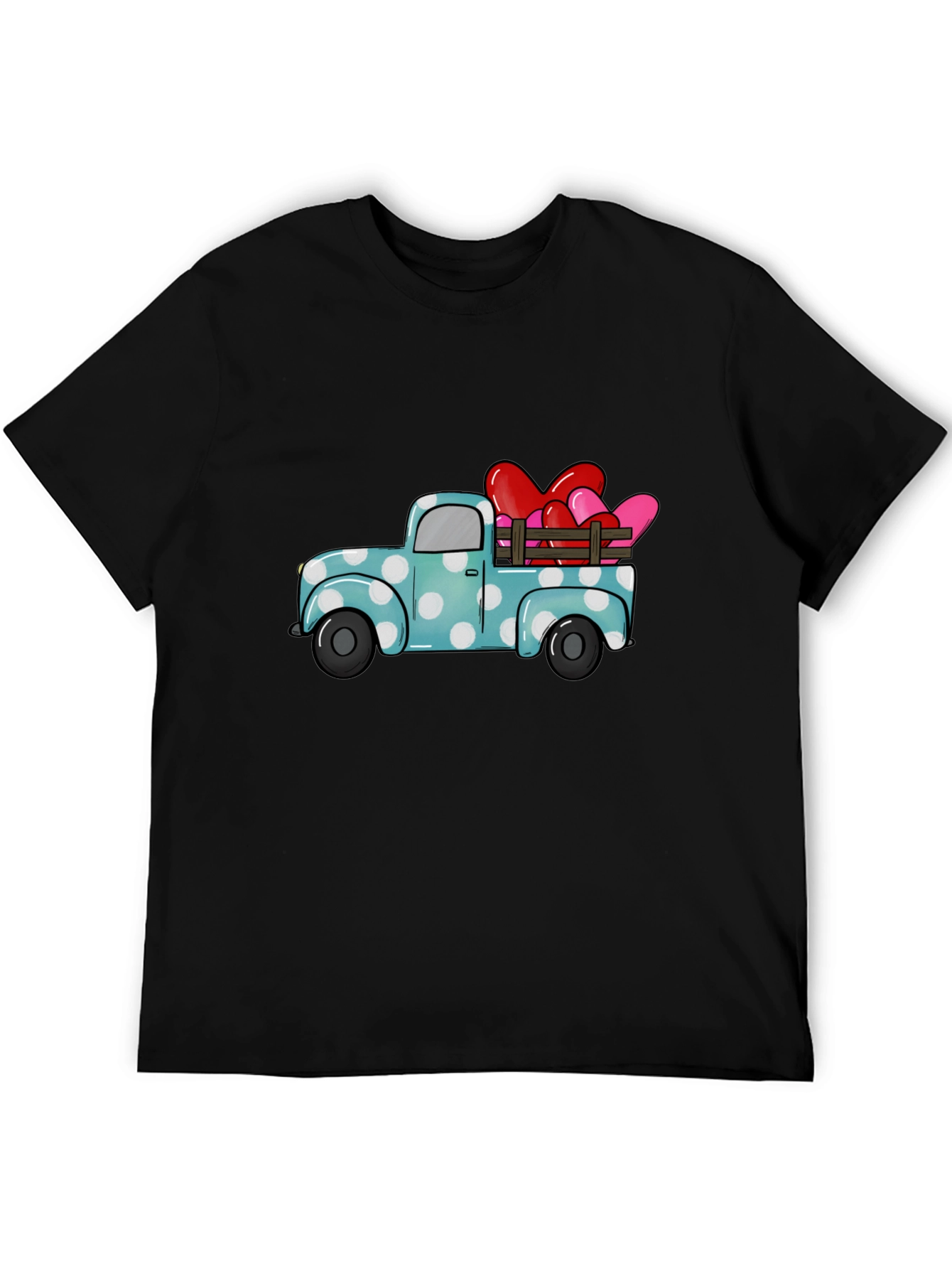Heart Truck Graphic Tee - Valentines Day T-Shirt