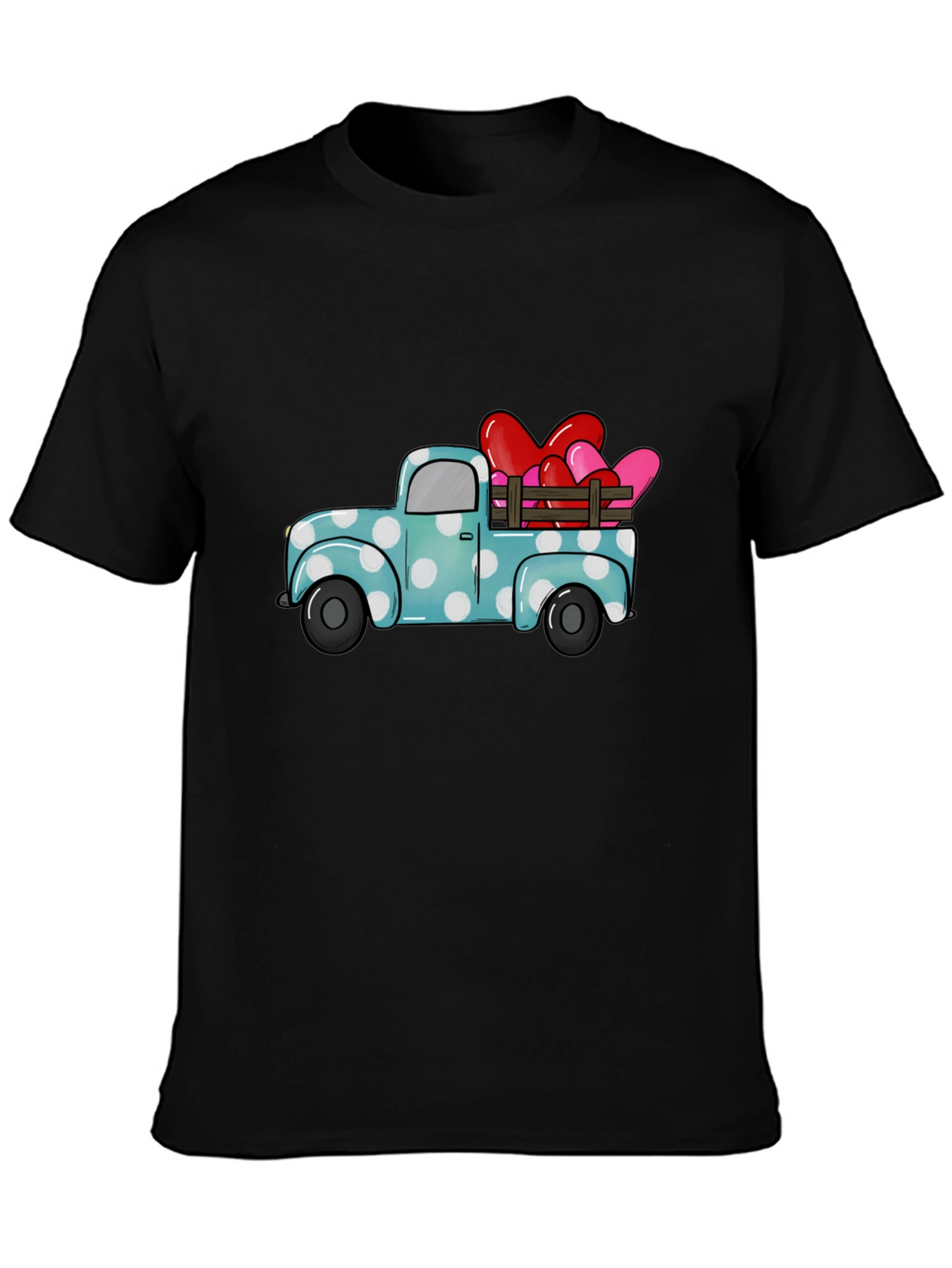 Heart Truck Graphic Tee - Valentines Day T-Shirt