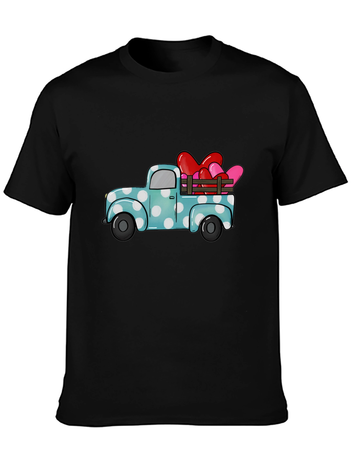 Heart Truck Graphic Tee - Valentines Day T-Shirt