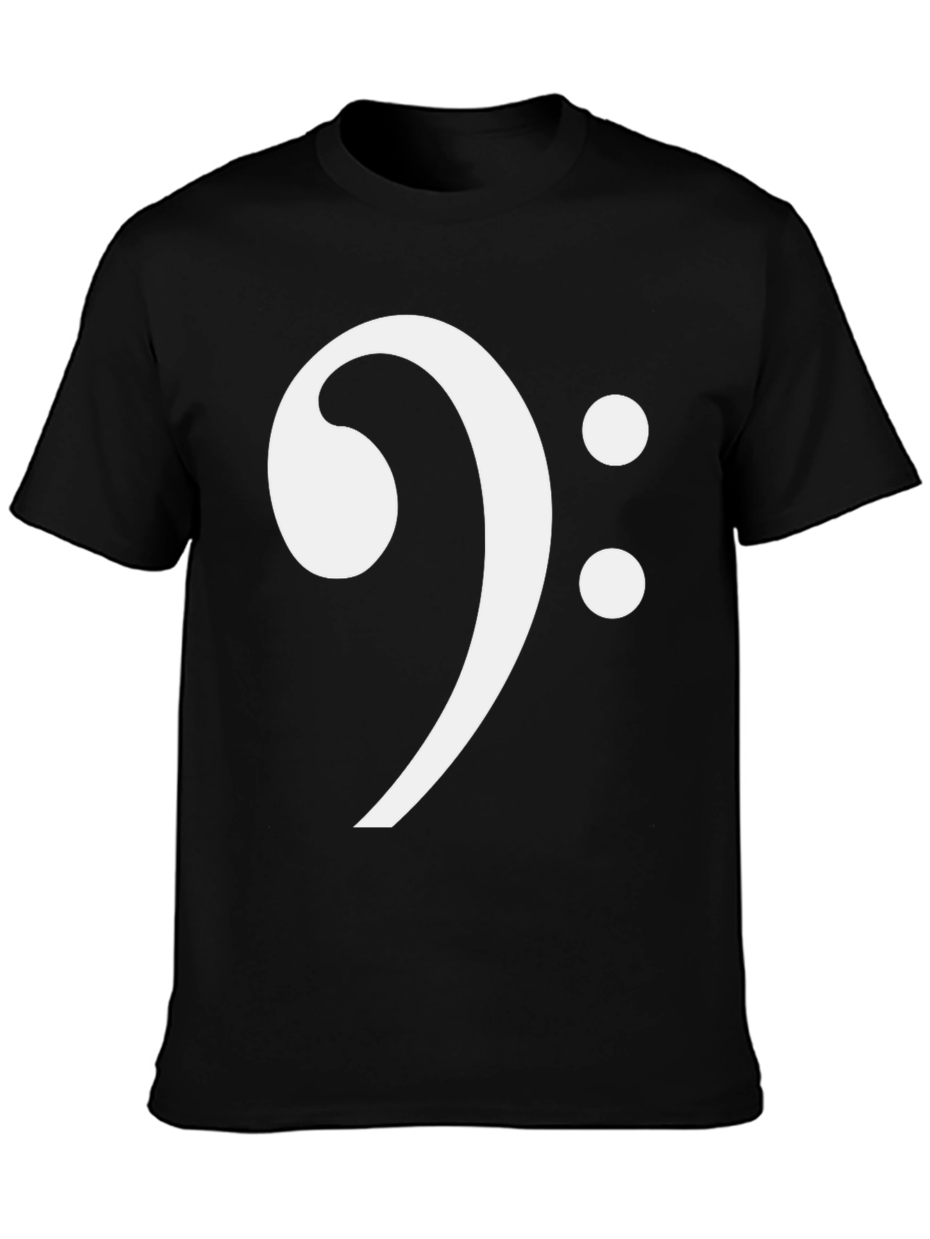 Bass Clef Black T-Shirt