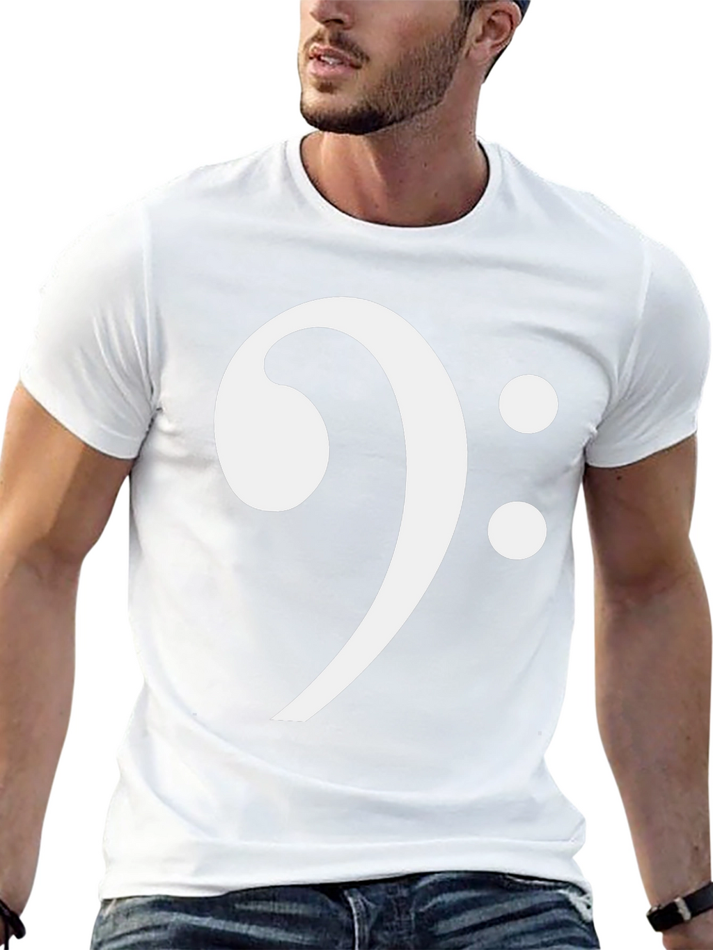 Bass Clef Black T-Shirt