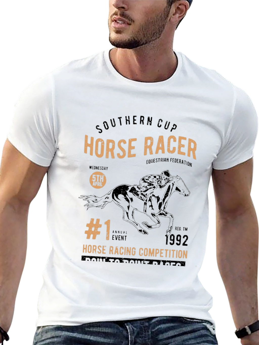 Southern Cup Horse Racer T-Shirt