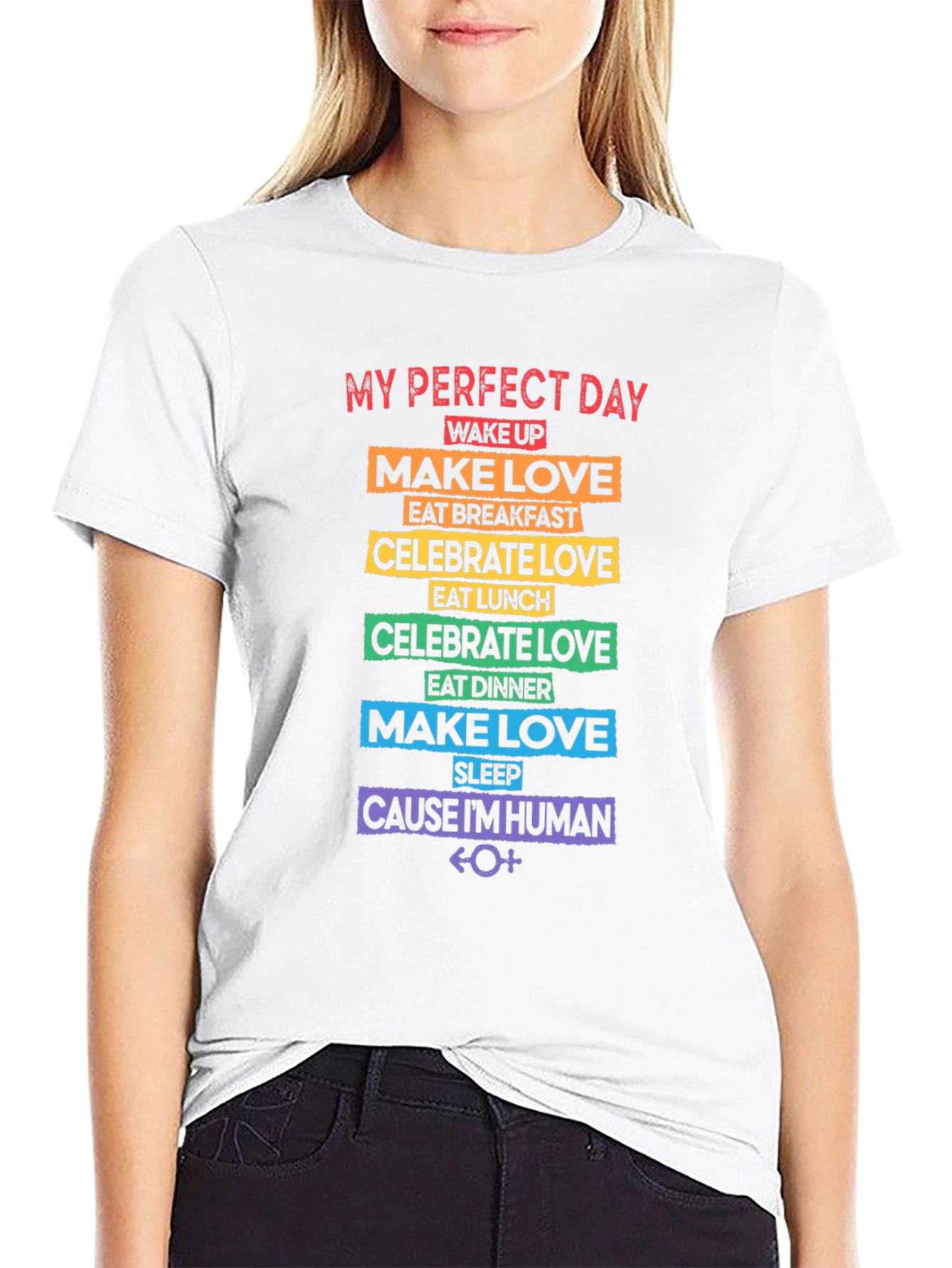 My Perfect Day Rainbow Pride T-Shirt