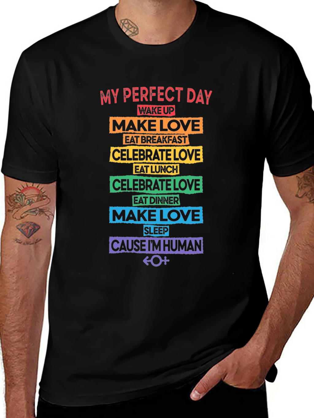 My Perfect Day Rainbow Pride T-Shirt
