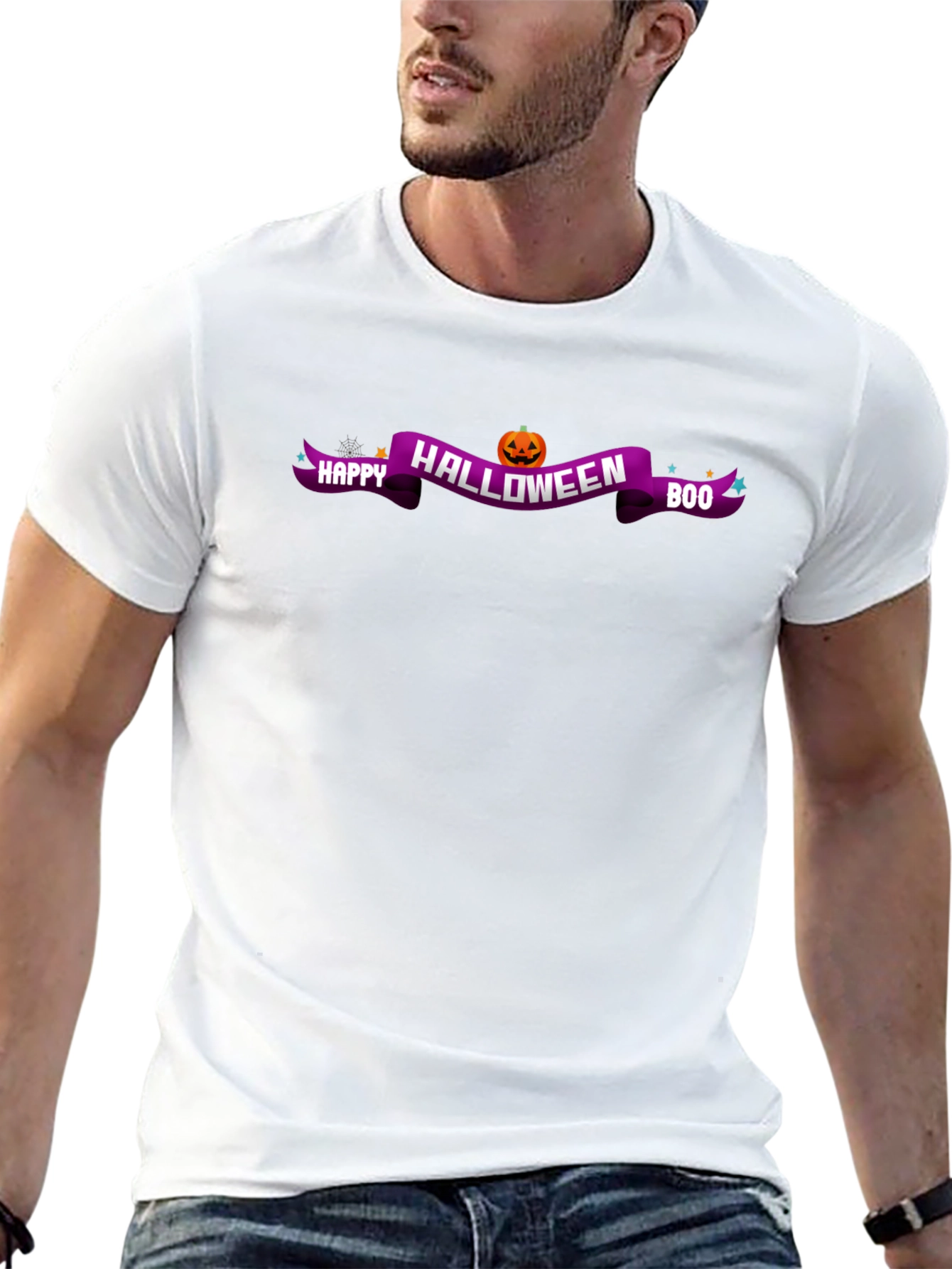 Happy Halloween Boo Graphic Tee
