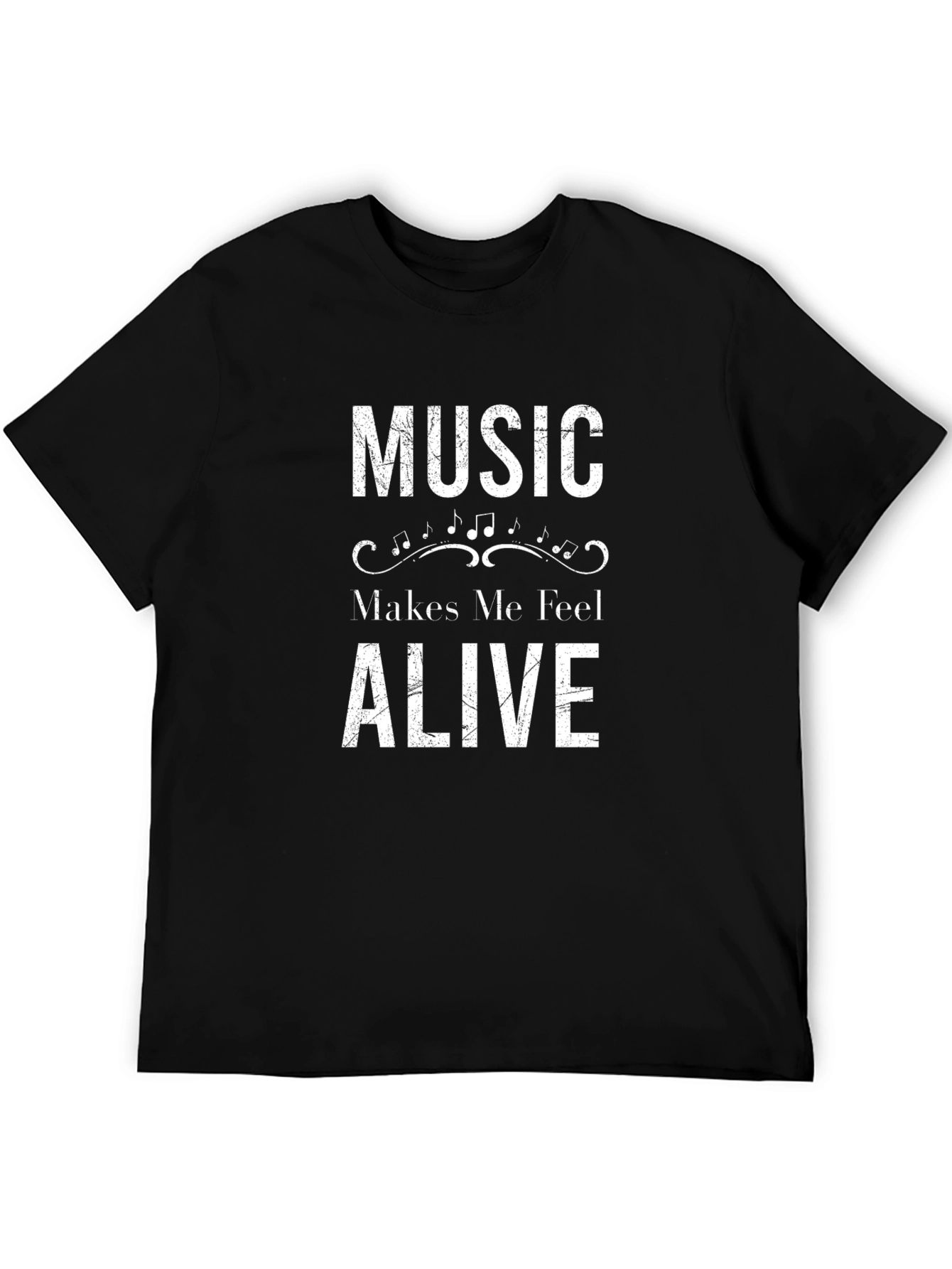 Music Makes Me Feel Alive Graphic T-Shirt