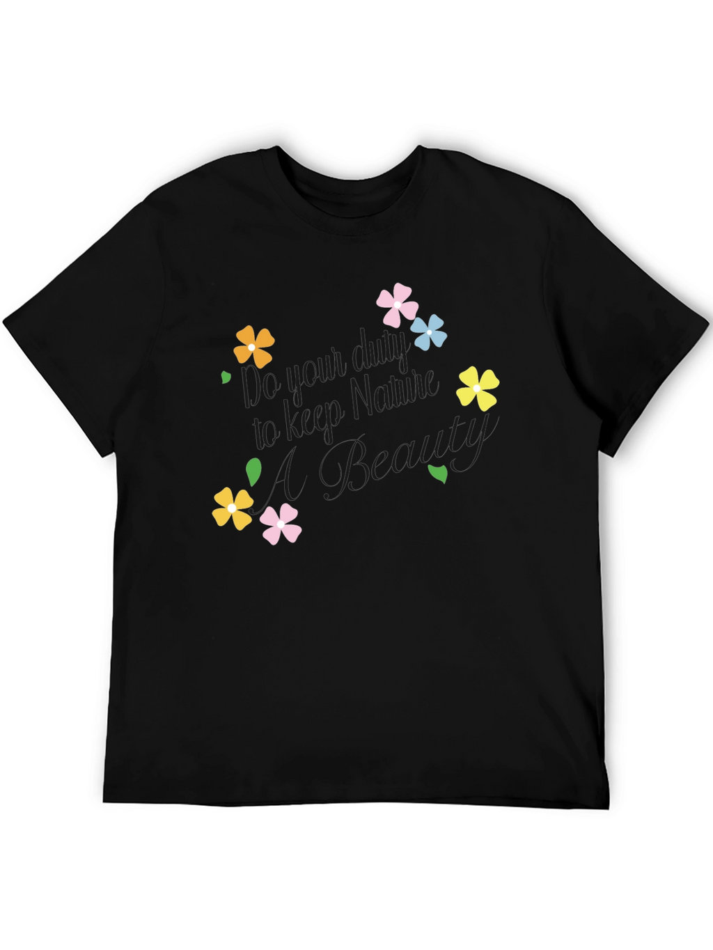 Floral Graphic Tee - Keep Blooming!