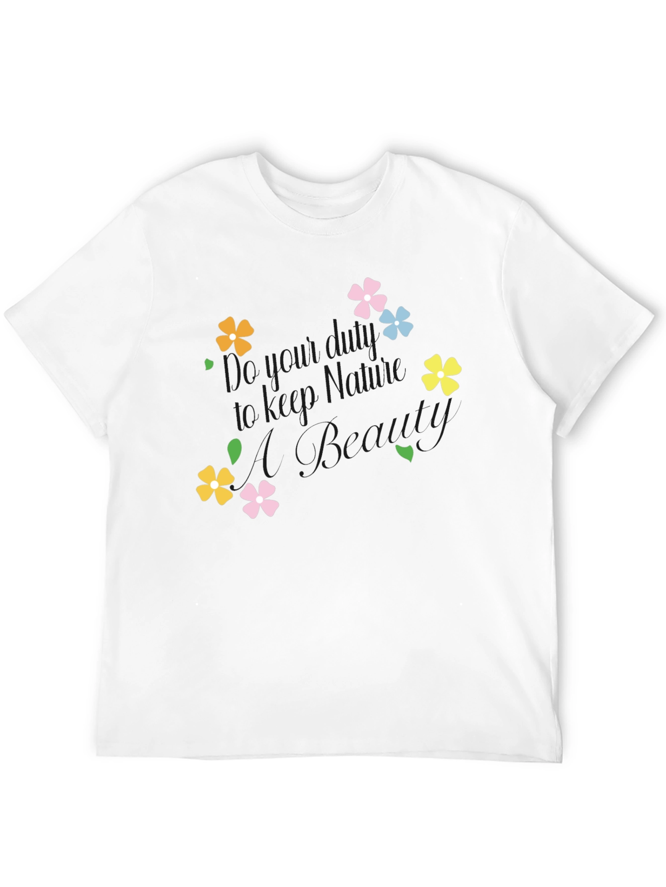 Floral Graphic Tee - Keep Blooming!