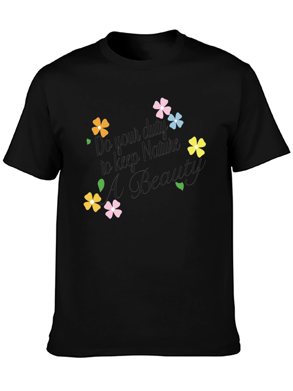 Floral Graphic Tee - Keep Blooming!