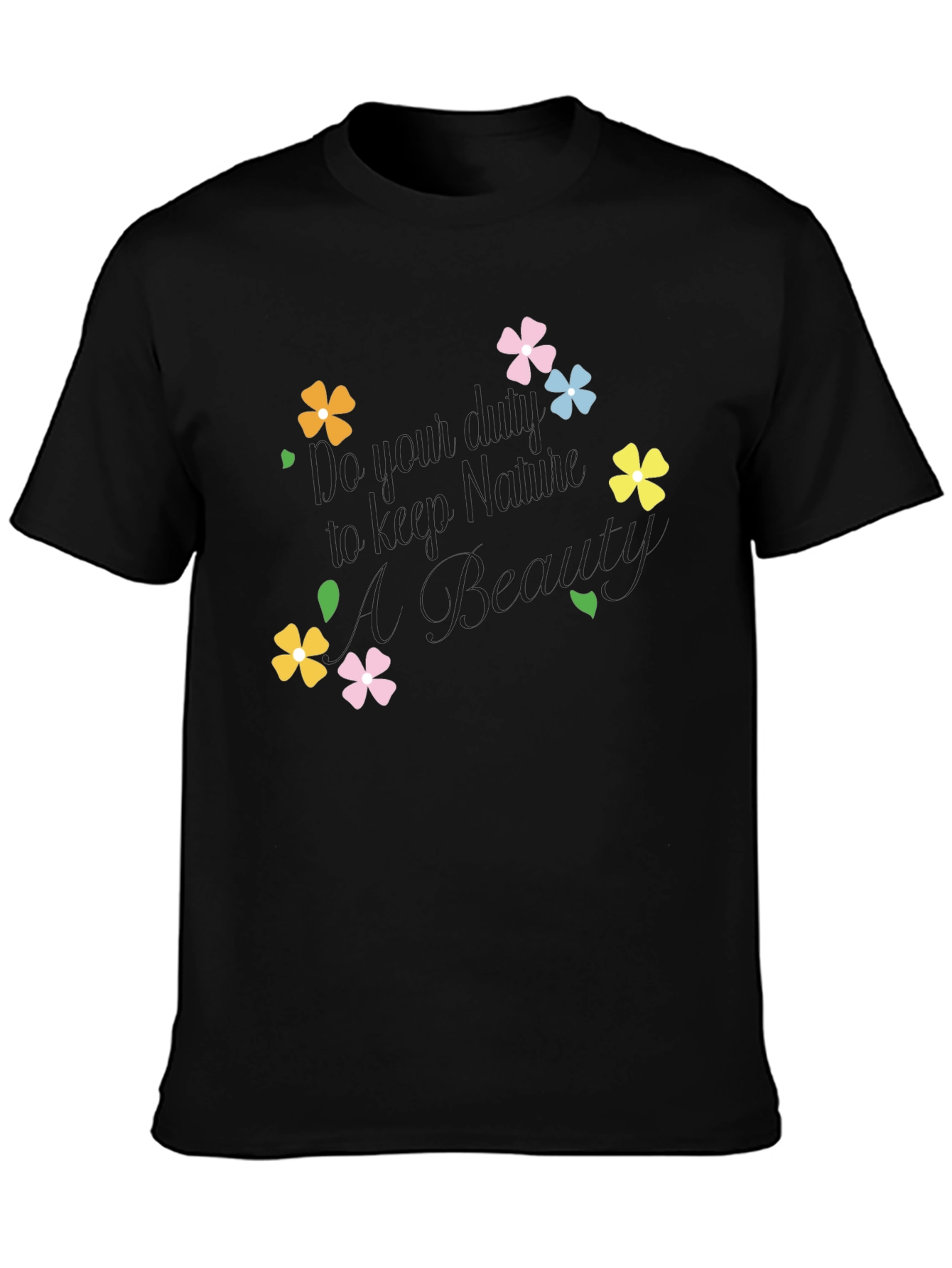Floral Graphic Tee - Keep Blooming!