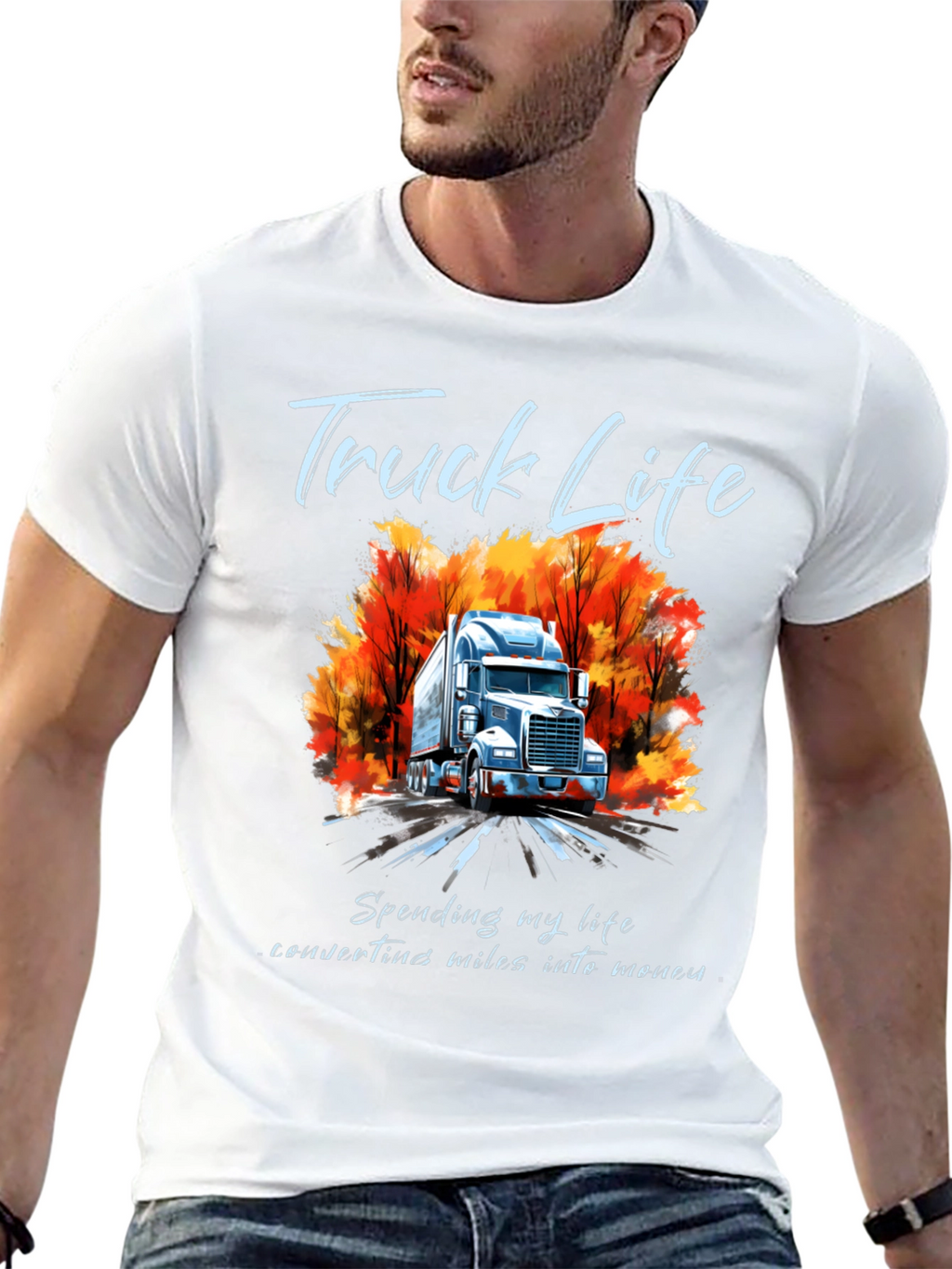 Truck Life Graphic Tee - Mens Black T-Shirt