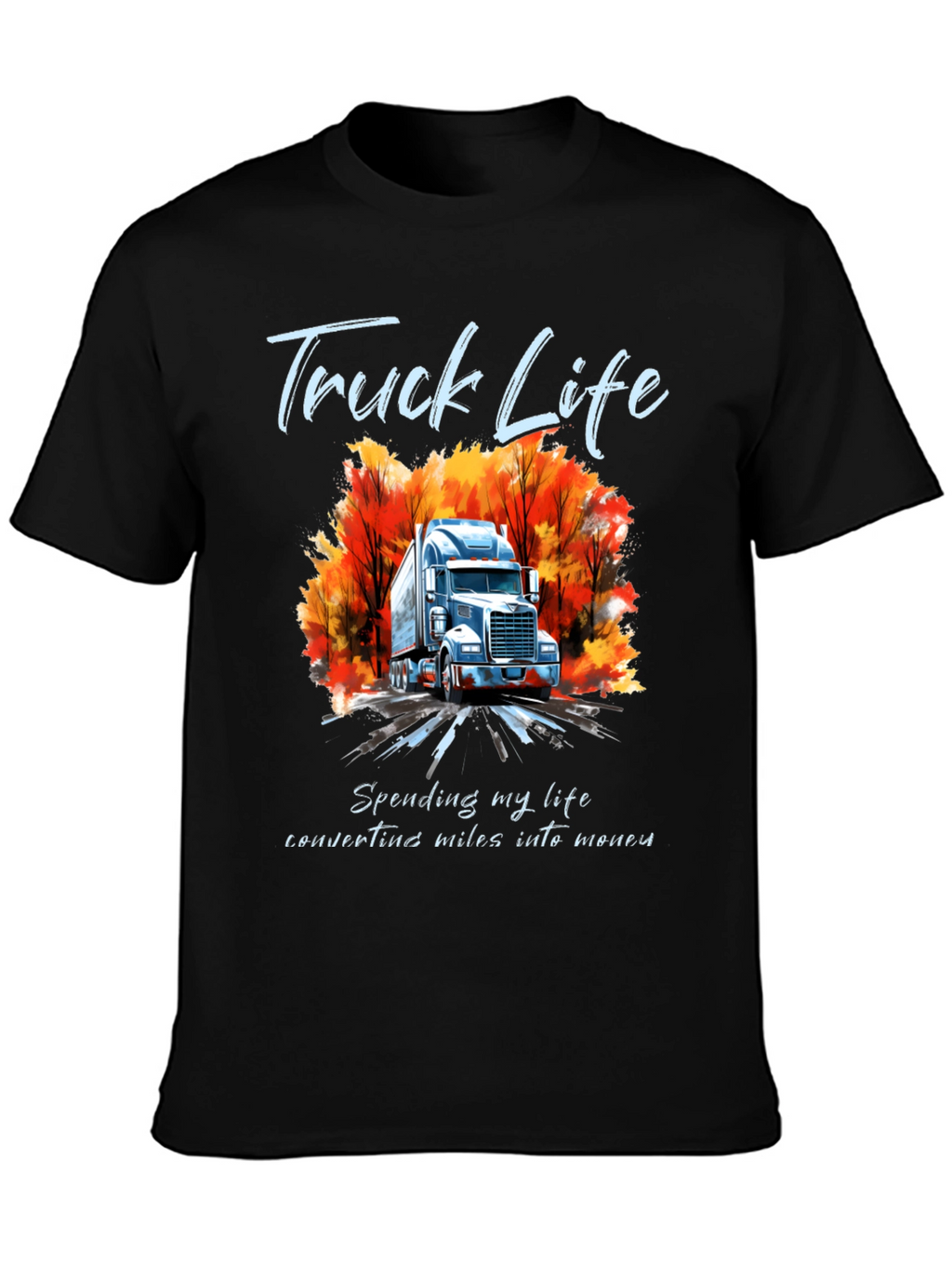 Truck Life Graphic Tee - Mens Black T-Shirt