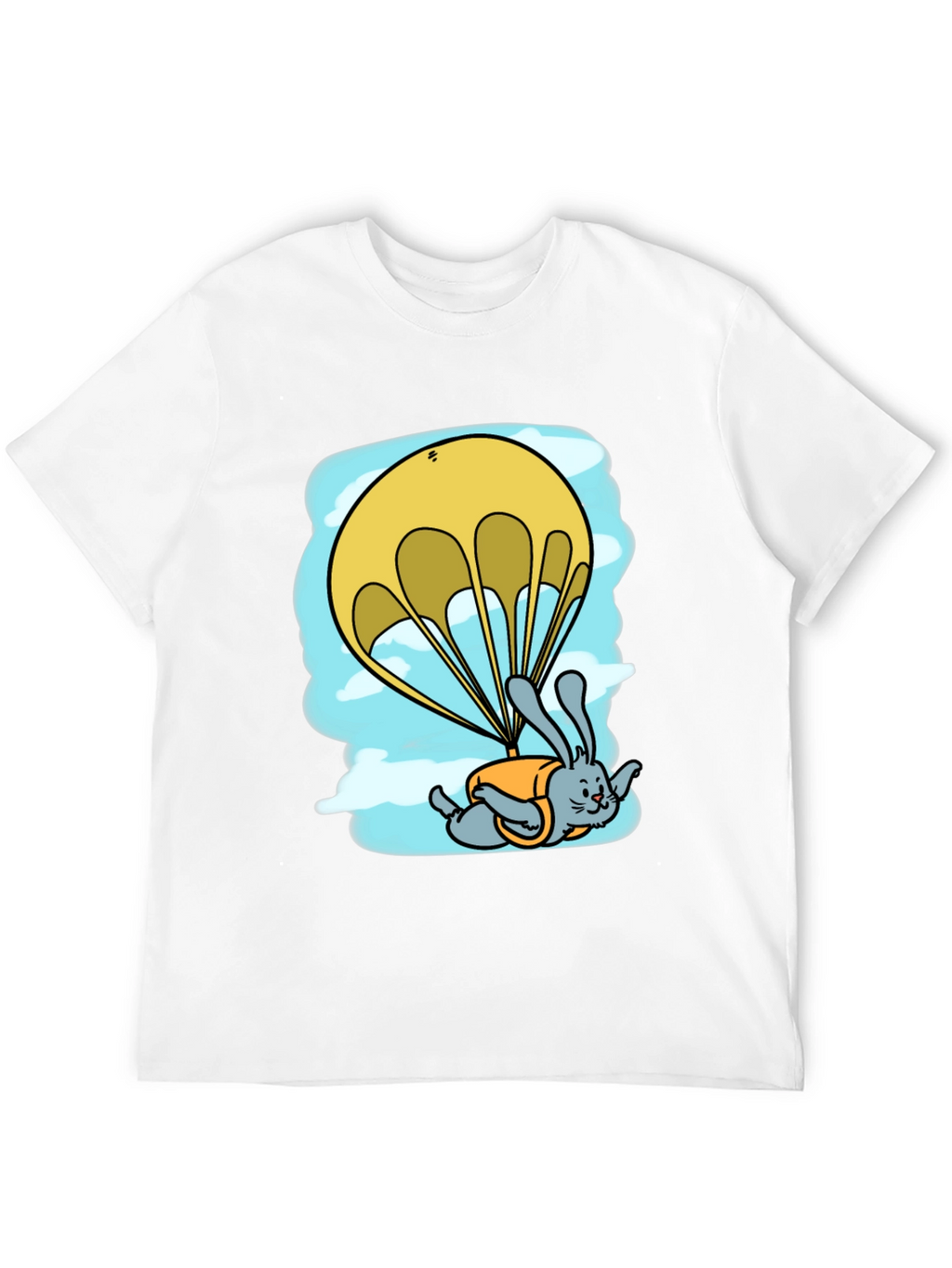 Funny Skydiving Bunny T-Shirt