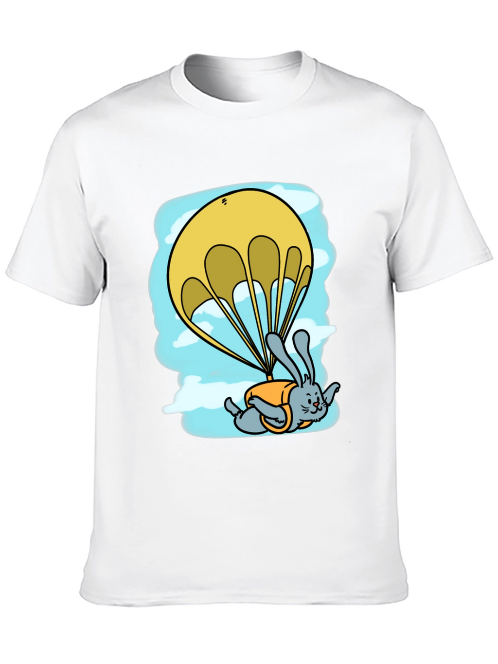 Funny Skydiving Bunny T-Shirt