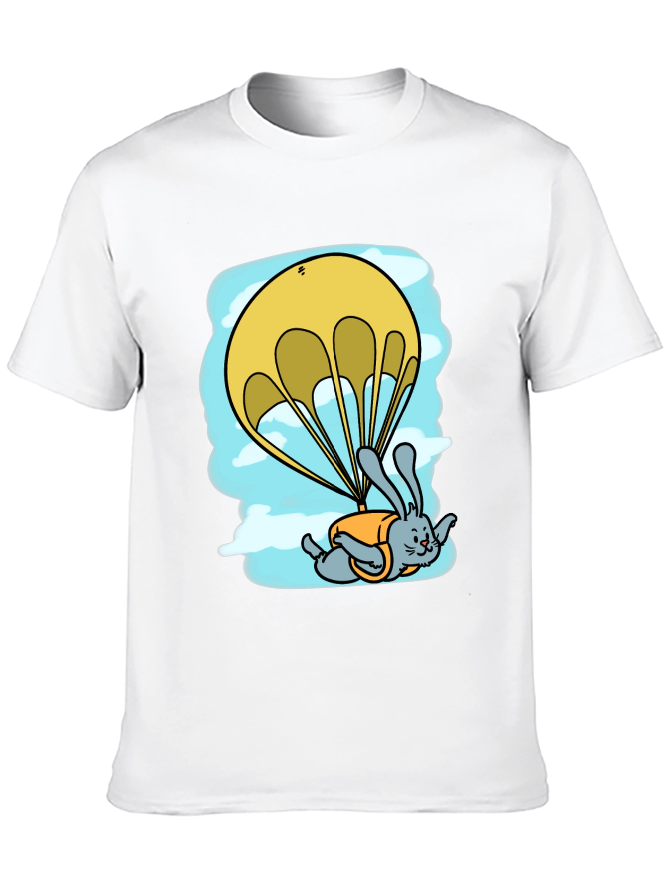 Funny Skydiving Bunny T-Shirt