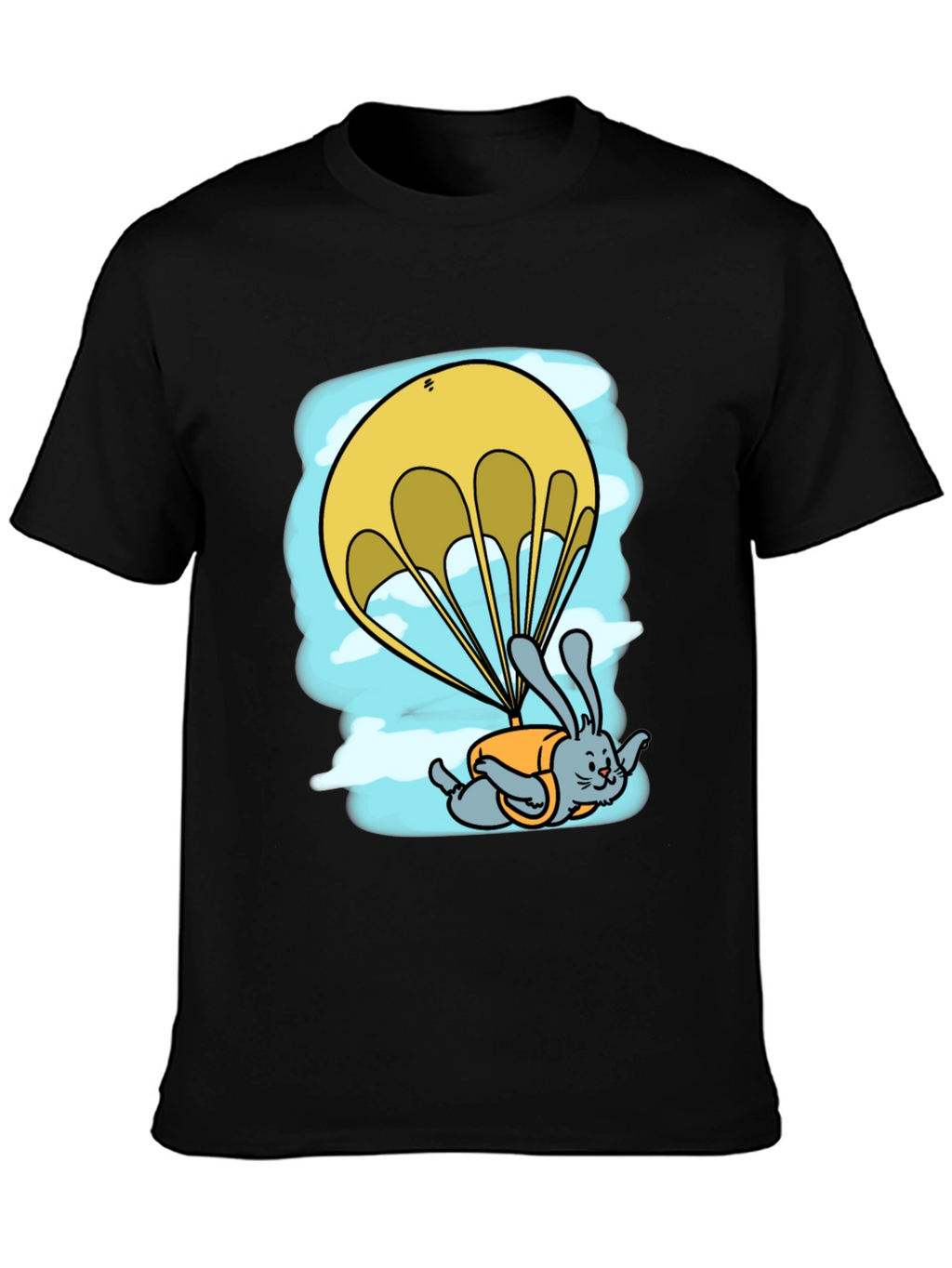 Funny Skydiving Bunny T-Shirt