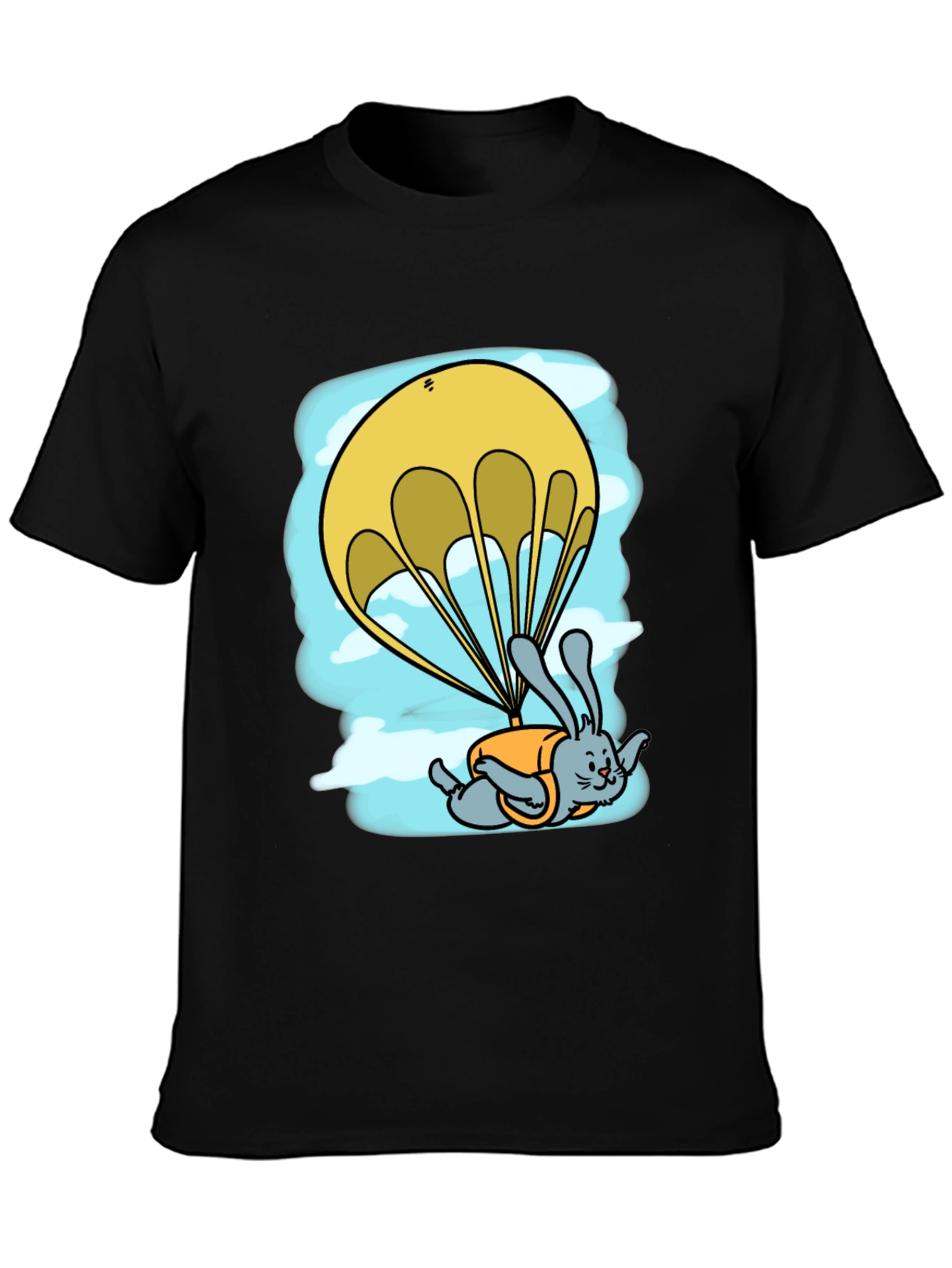 Funny Skydiving Bunny T-Shirt