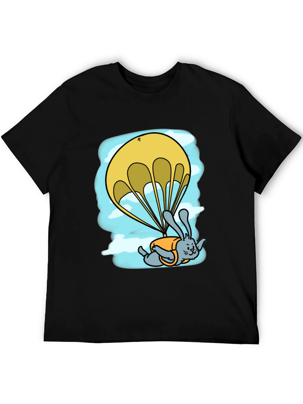 Funny Skydiving Bunny T-Shirt