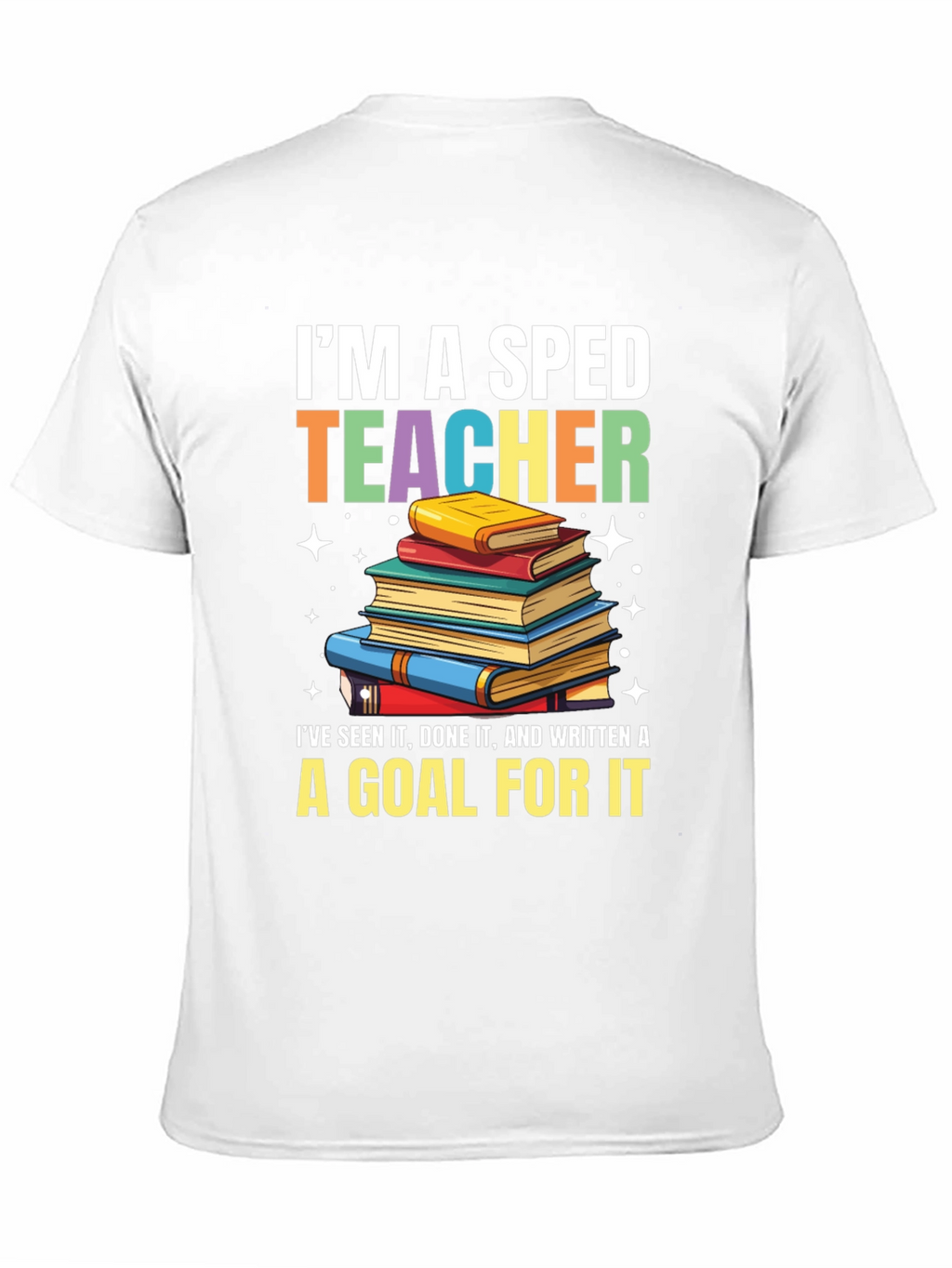 SPED Teacher T-Shirt: Special Education Bookworm Tee