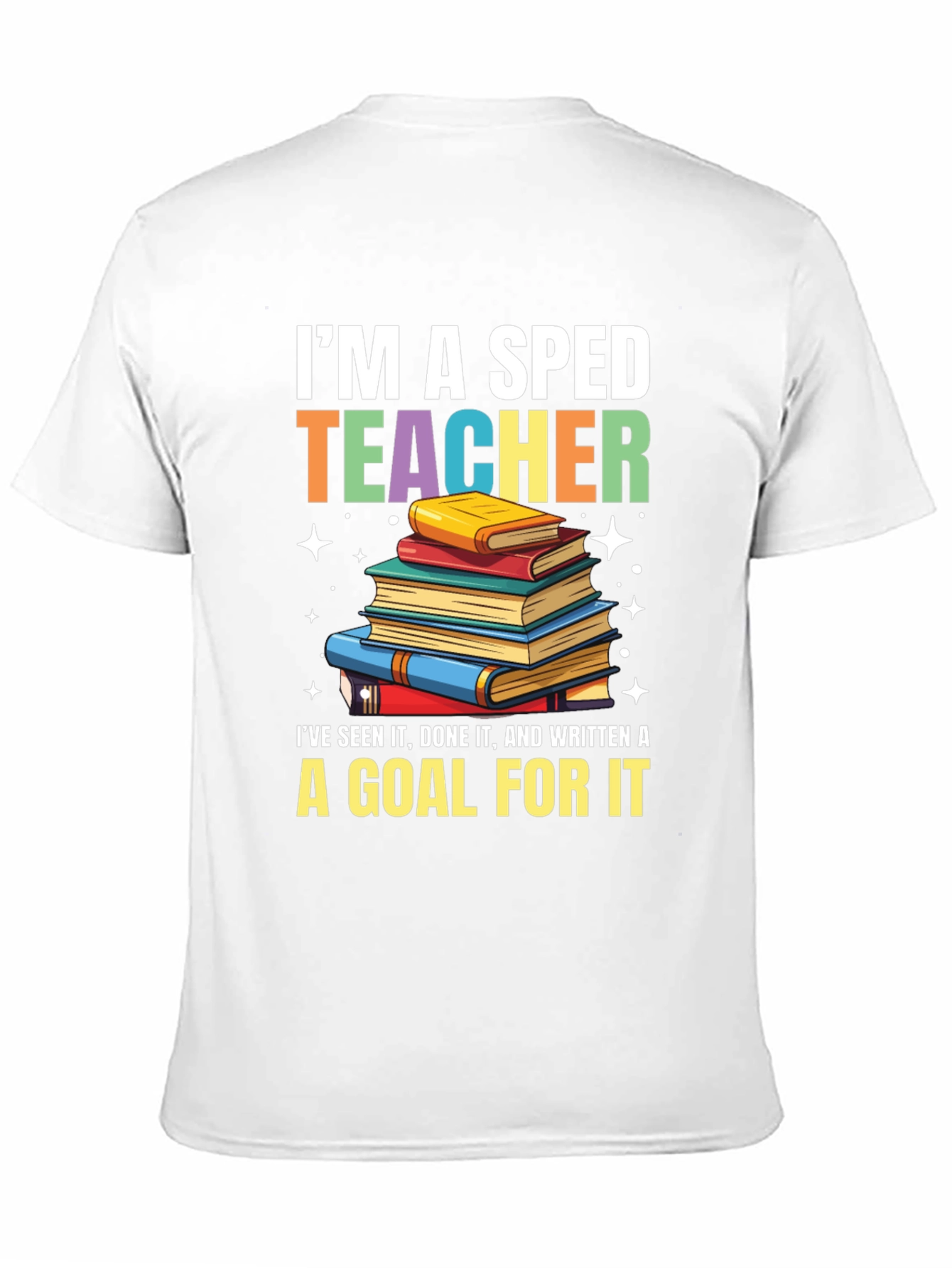 SPED Teacher T-Shirt: Special Education Bookworm Tee