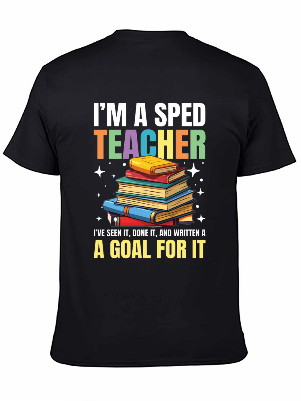 SPED Teacher T-Shirt: Special Education Bookworm Tee