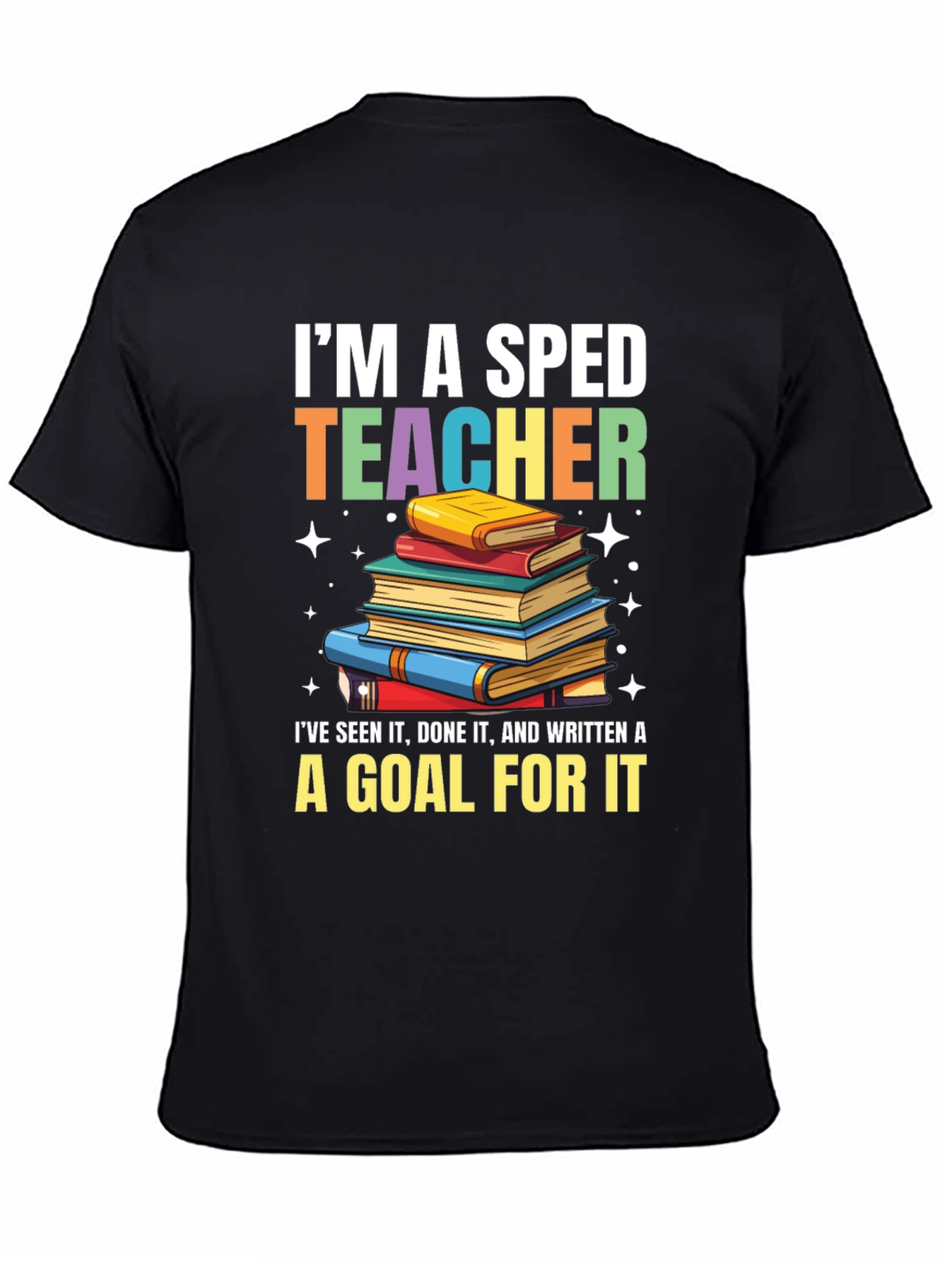 SPED Teacher T-Shirt: Special Education Bookworm Tee