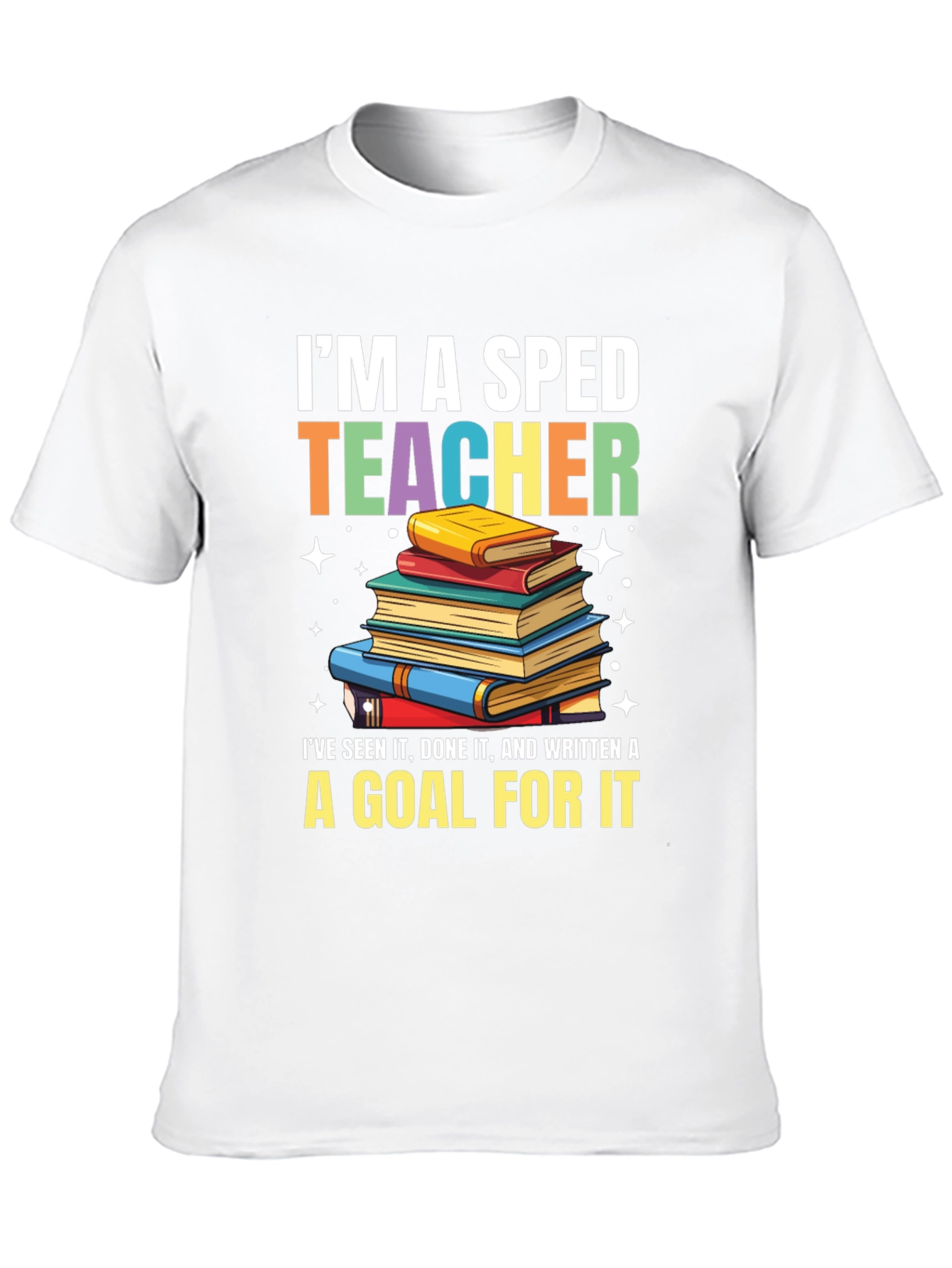 SPED Teacher T-Shirt: Special Education Bookworm Tee