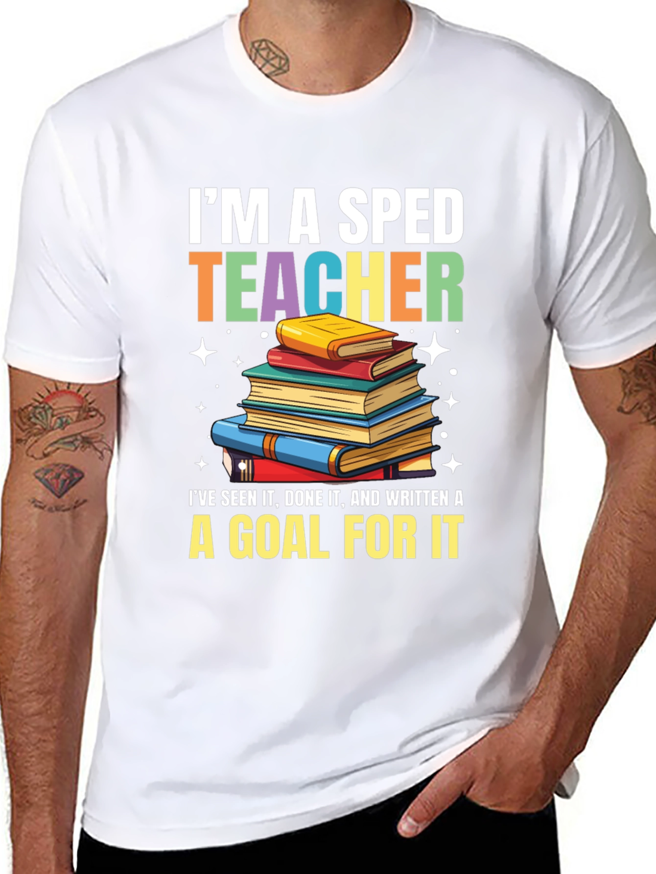 SPED Teacher T-Shirt: Special Education Bookworm Tee