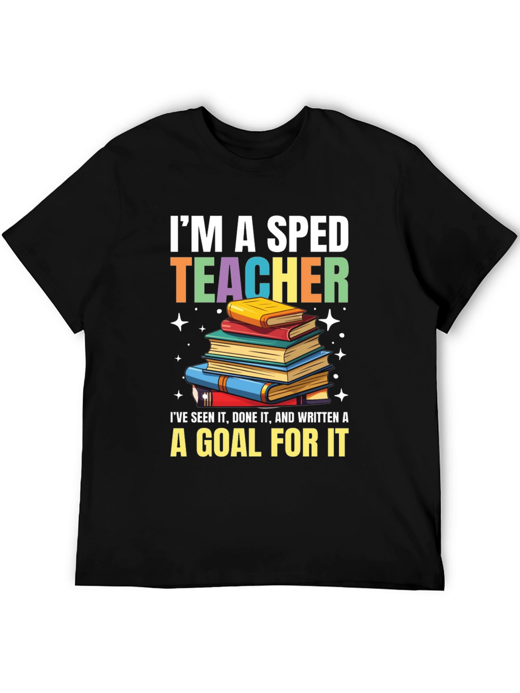 SPED Teacher T-Shirt: Special Education Bookworm Tee