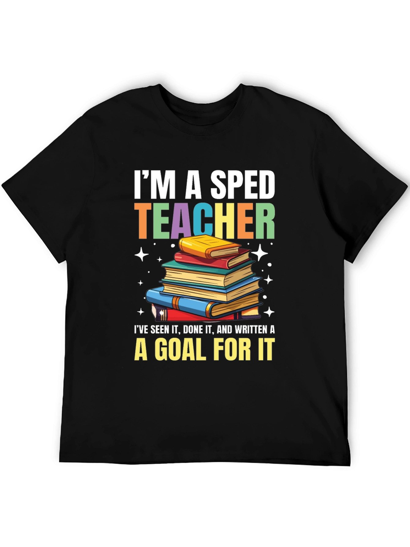 SPED Teacher T-Shirt: Special Education Bookworm Tee