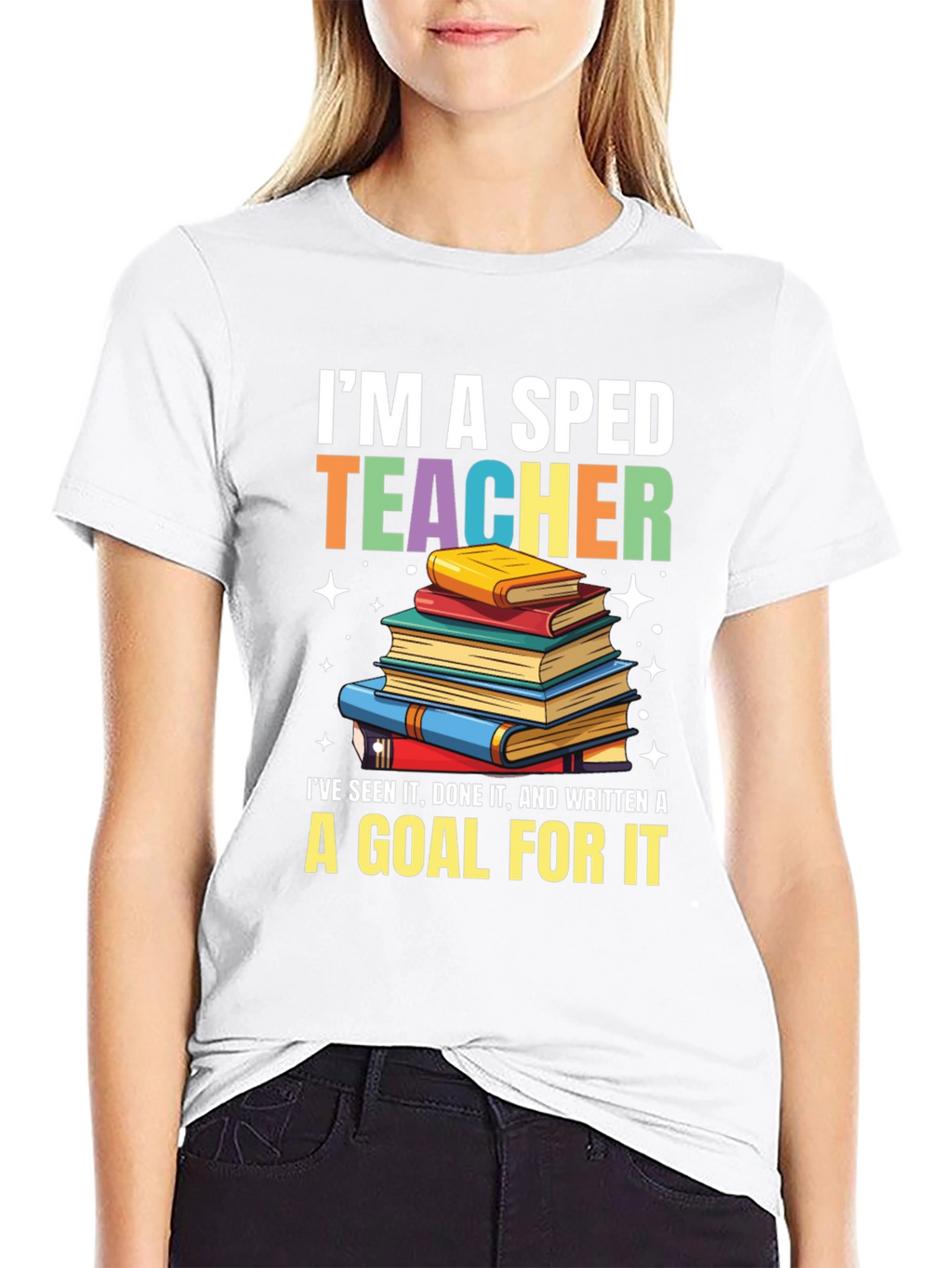 SPED Teacher T-Shirt: Special Education Bookworm Tee