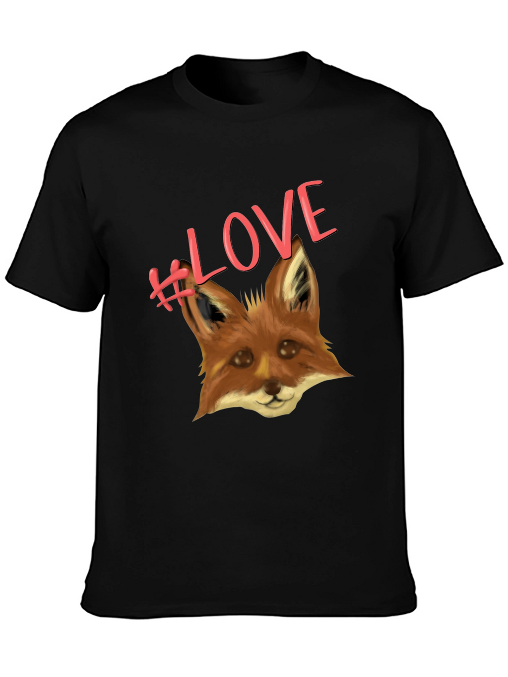 Fox Love T-Shirt - Cute Animal Graphic Tee