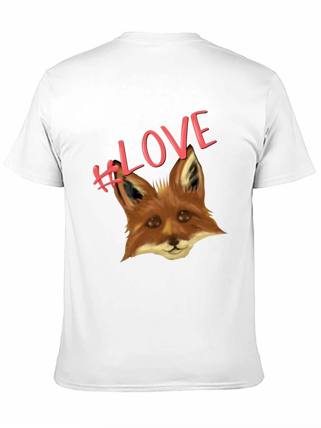 Fox Love T-Shirt - Cute Animal Graphic Tee