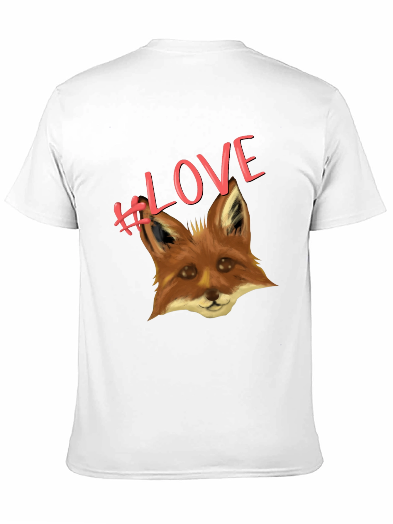 Fox Love T-Shirt - Cute Animal Graphic Tee
