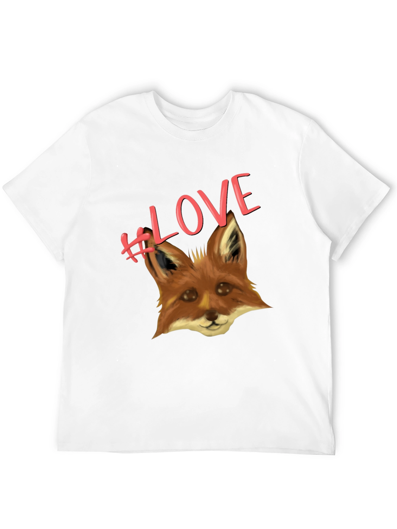 Fox Love T-Shirt - Cute Animal Graphic Tee