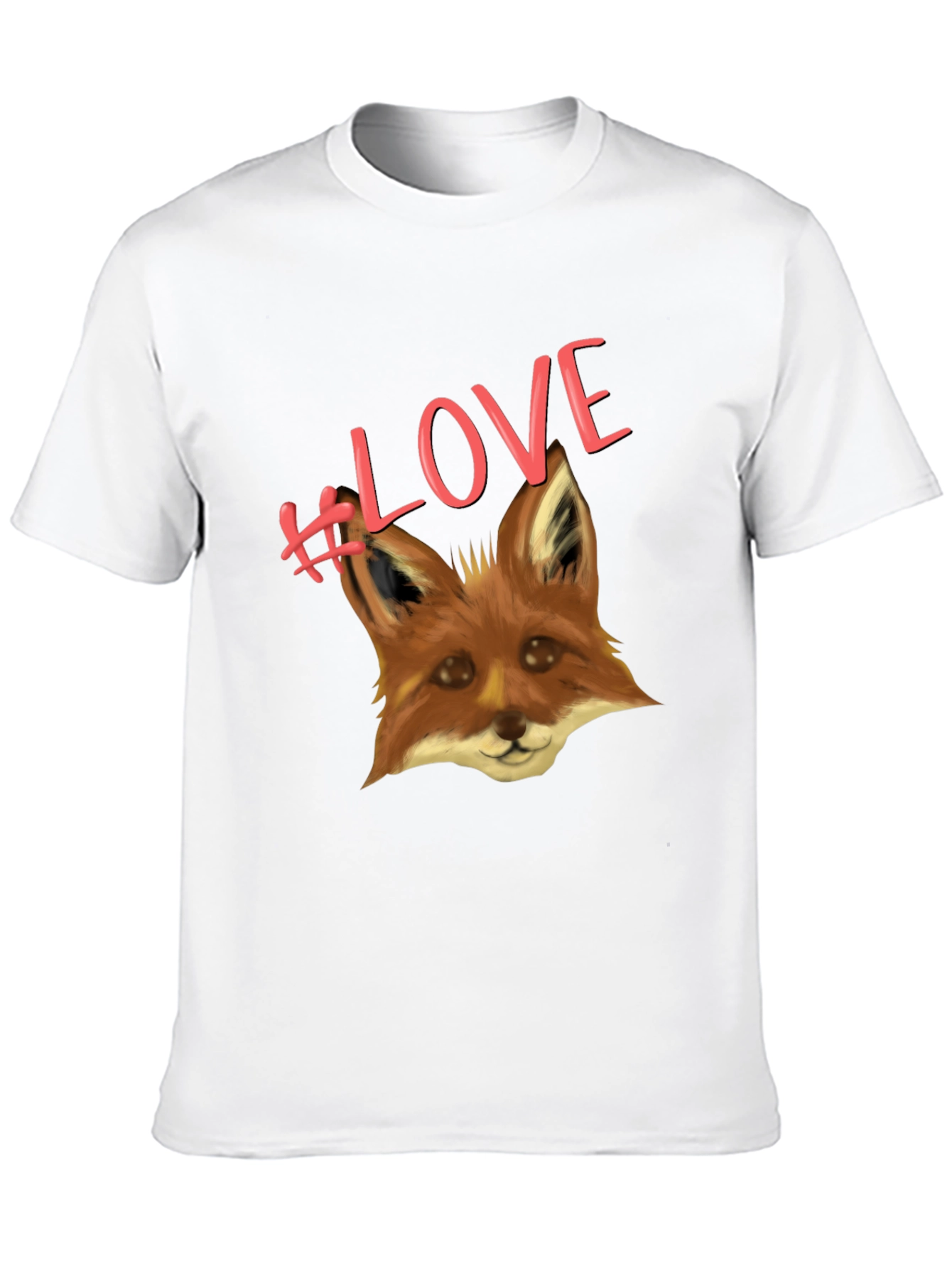 Fox Love T-Shirt - Cute Animal Graphic Tee