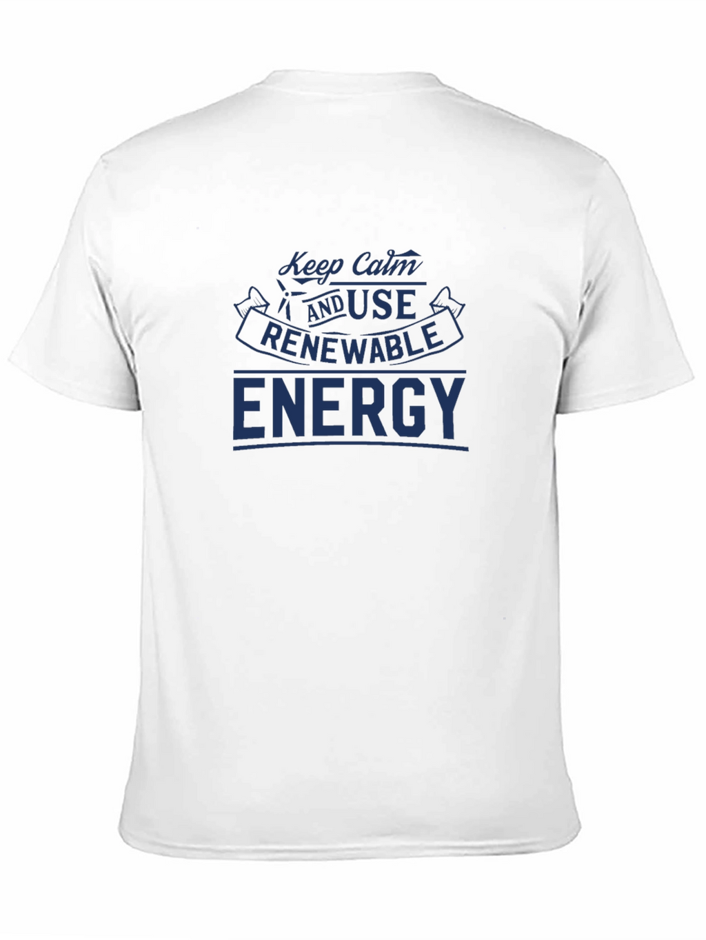 Keep Calm & Use Renewable Energy Black T-Shirt
