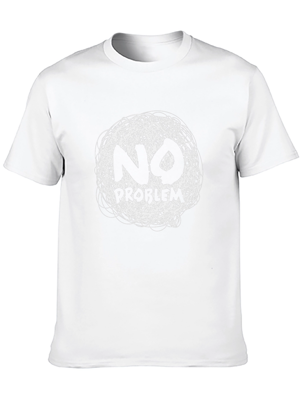 No Problem Black T-Shirt - Relaxed Fit