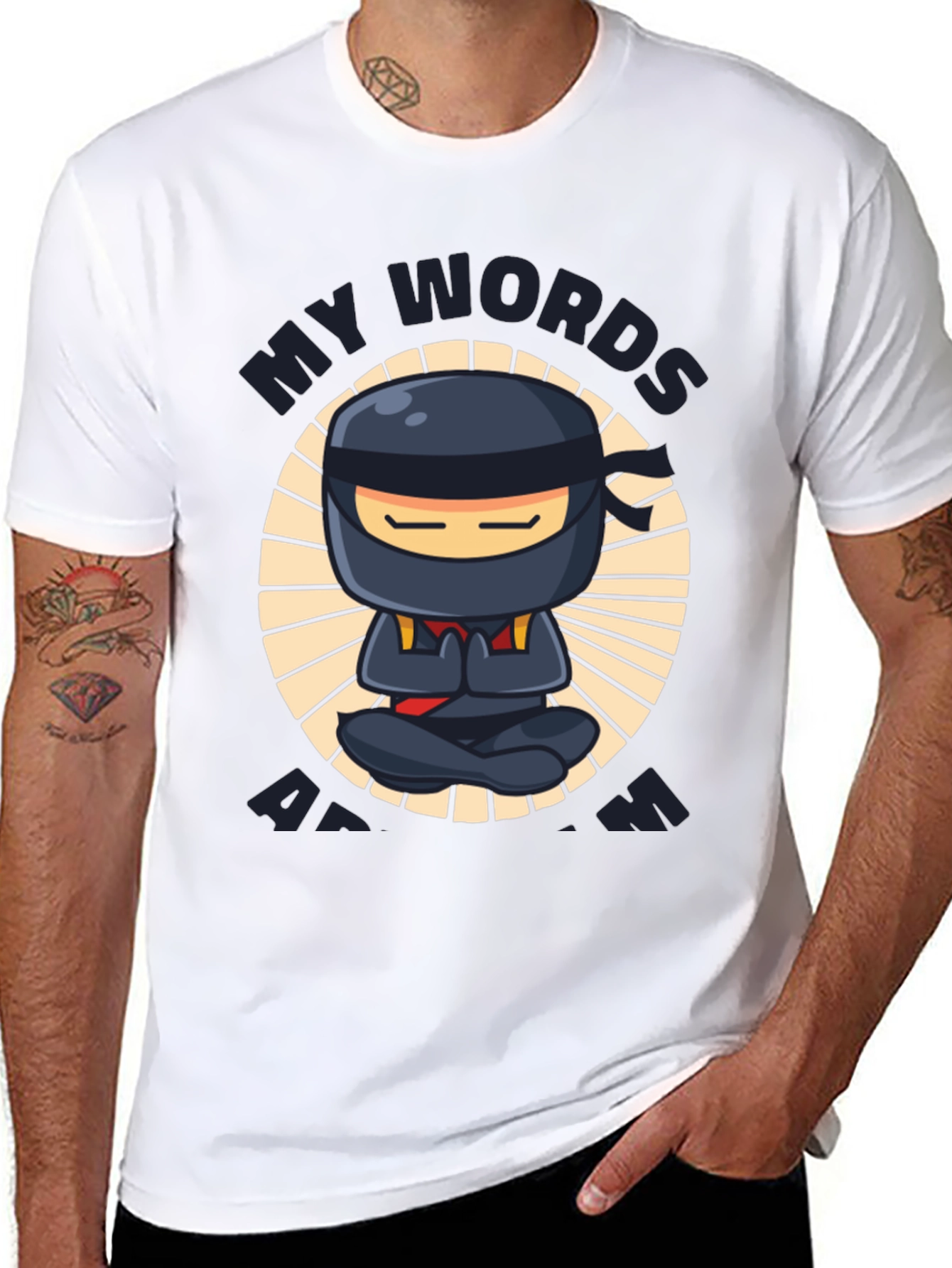 Ninja Words Are Wisdom T-Shirt