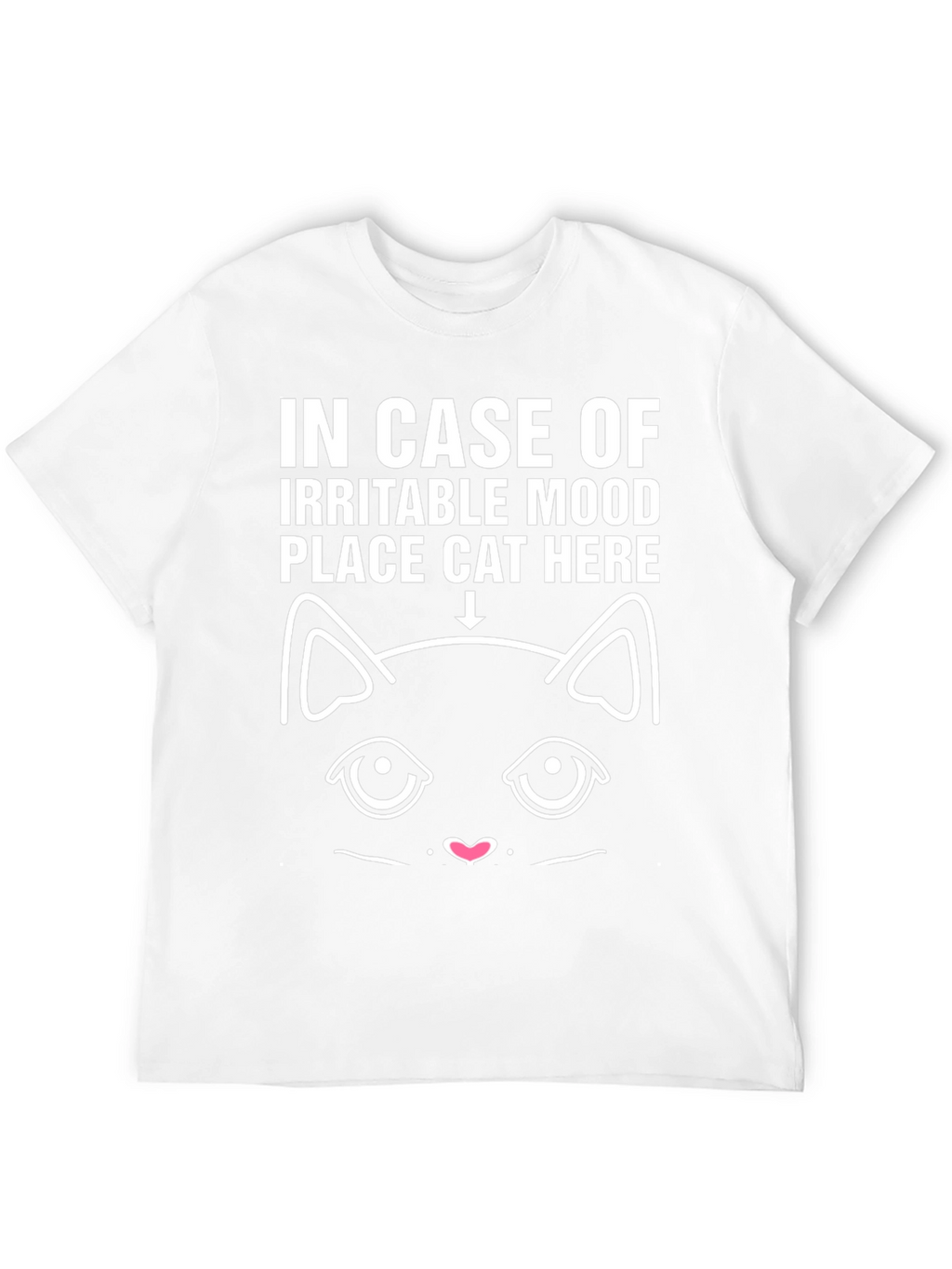 Irritable Mood Cat Here T-Shirt