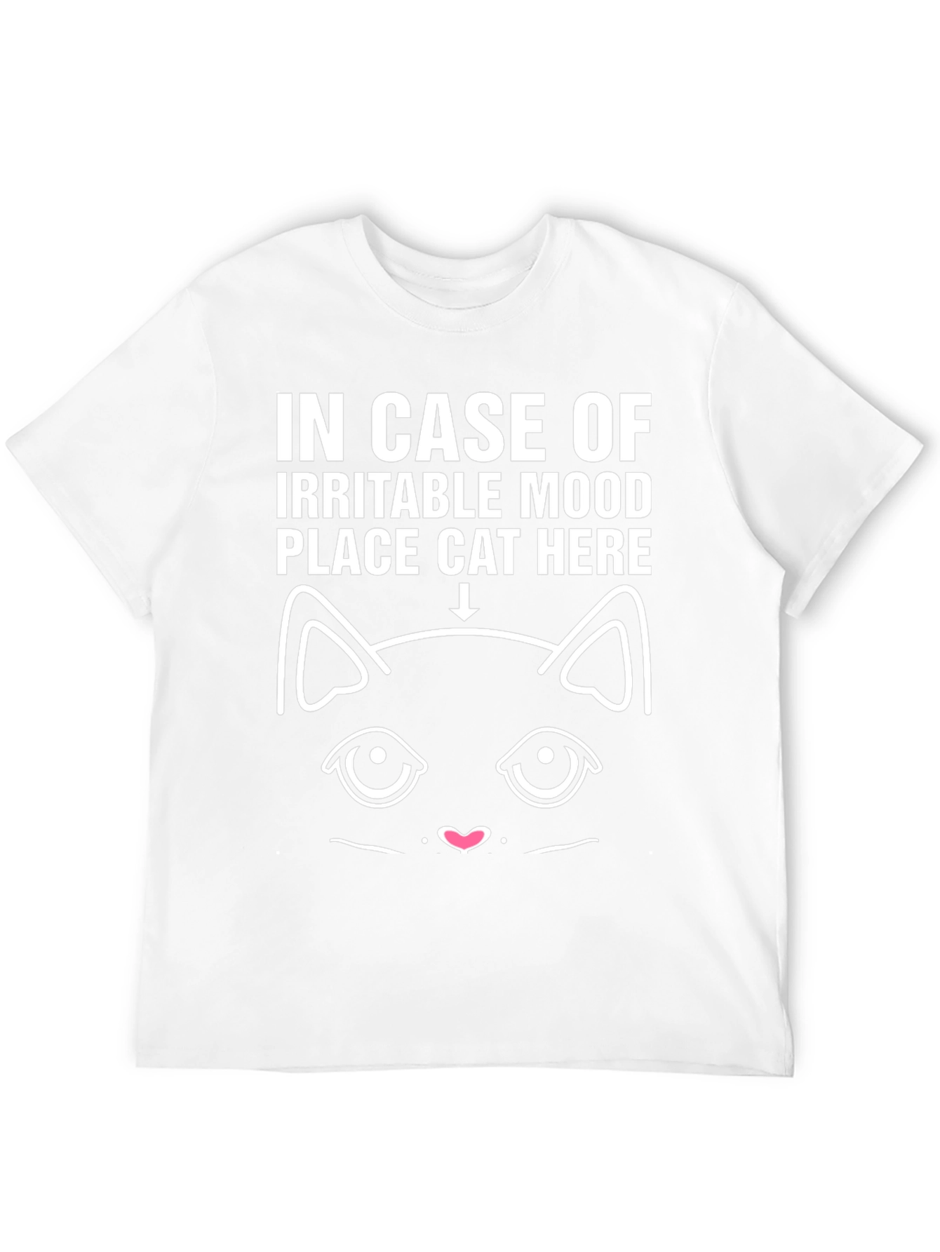 Irritable Mood Cat Here T-Shirt
