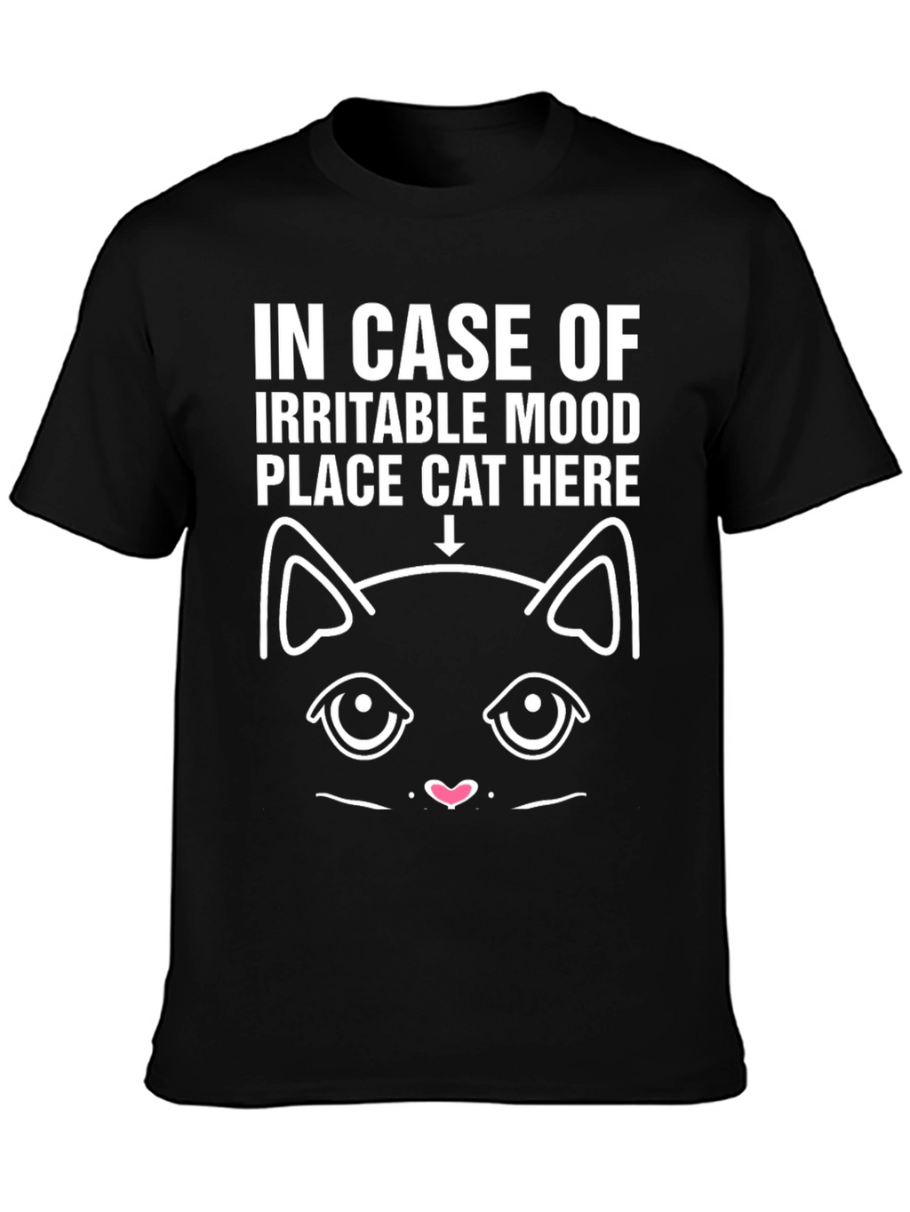 Irritable Mood Cat Here T-Shirt