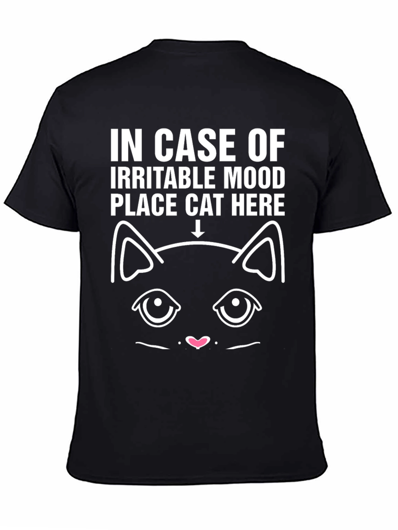 Irritable Mood Cat Here T-Shirt