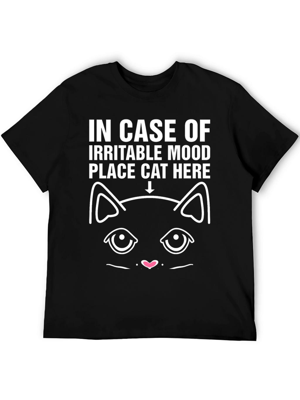 Irritable Mood Cat Here T-Shirt