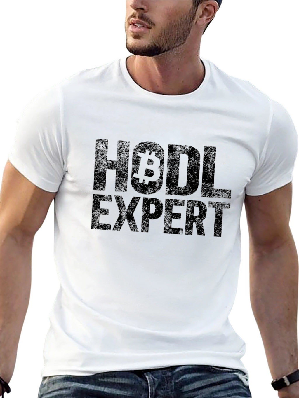 HODL Expert Bitcoin T-Shirt - Crypto Trader Apparel