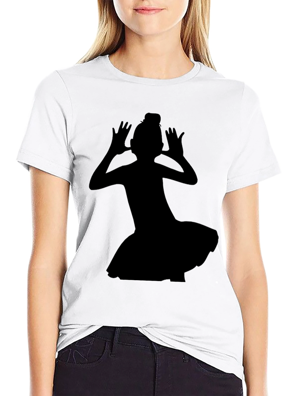 Silhouette Dancer Black T-Shirt