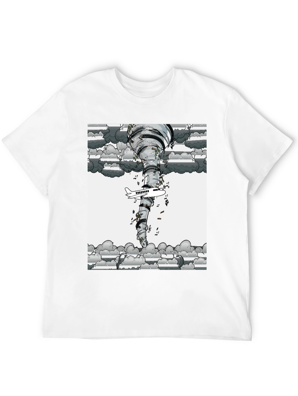 Tornado Airplane Graphic Tee