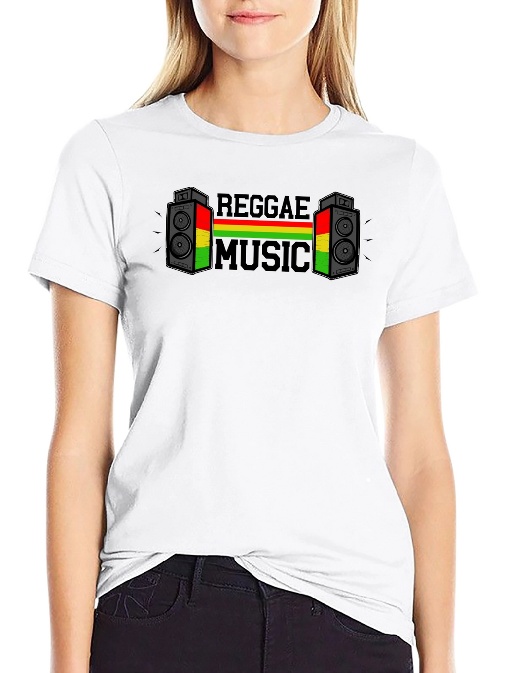 Reggae Music Graphic T-Shirt - Cool Casual Tee